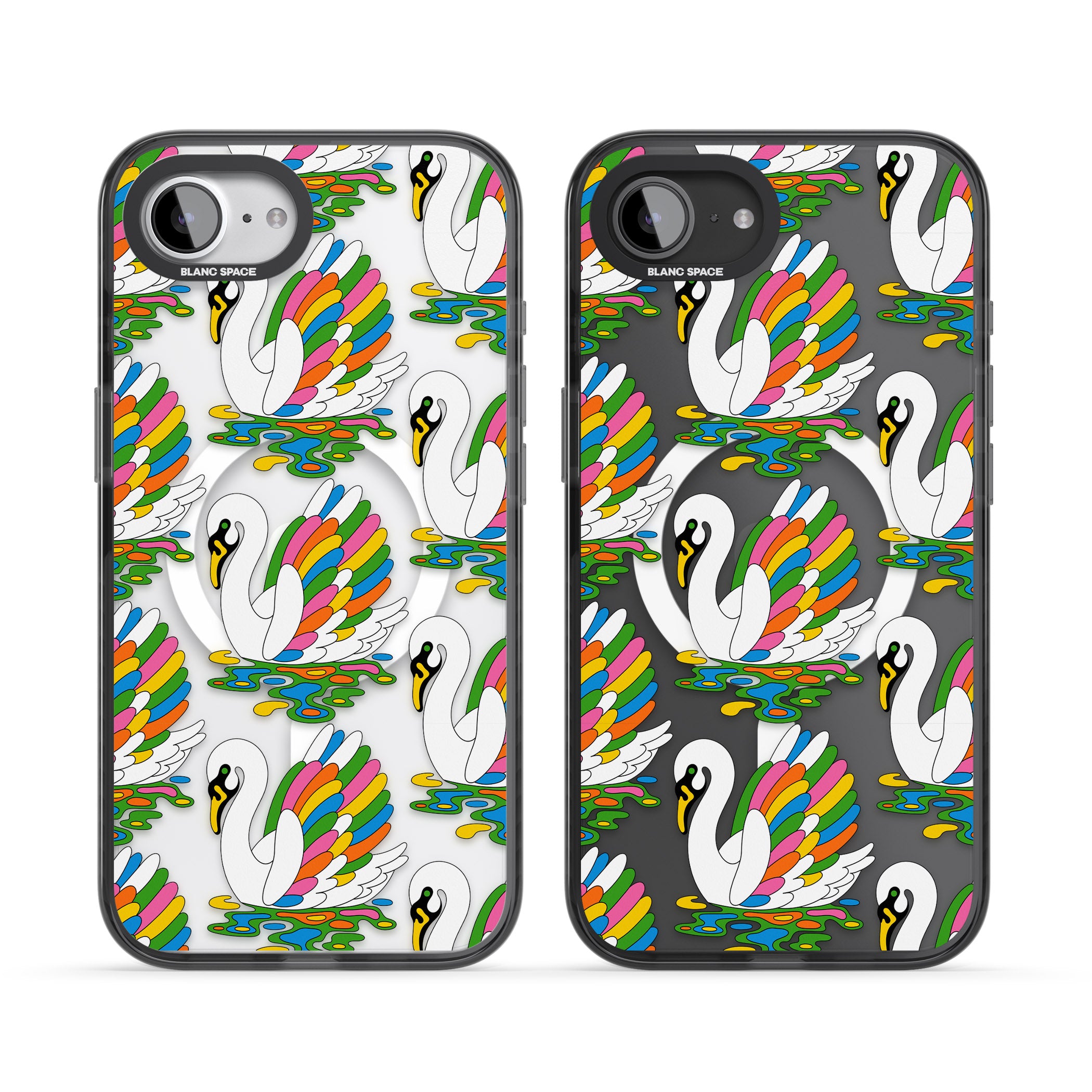 Colourful Swan Pattern