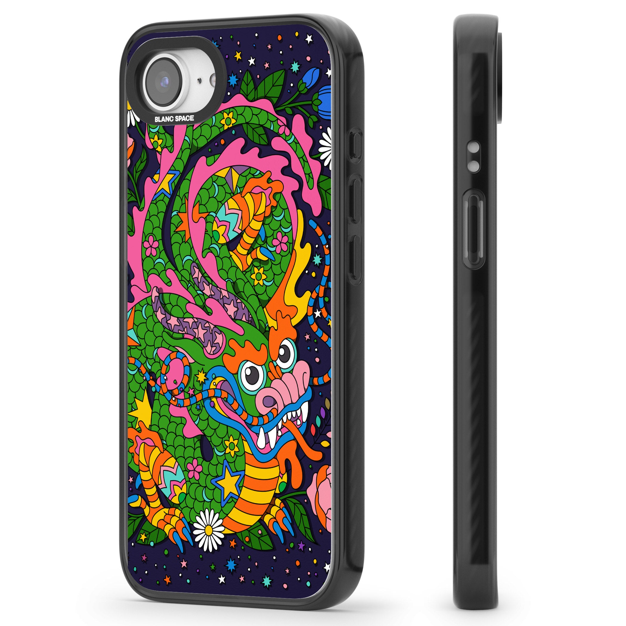 Psychedelic Jungle Dragon (Purple)