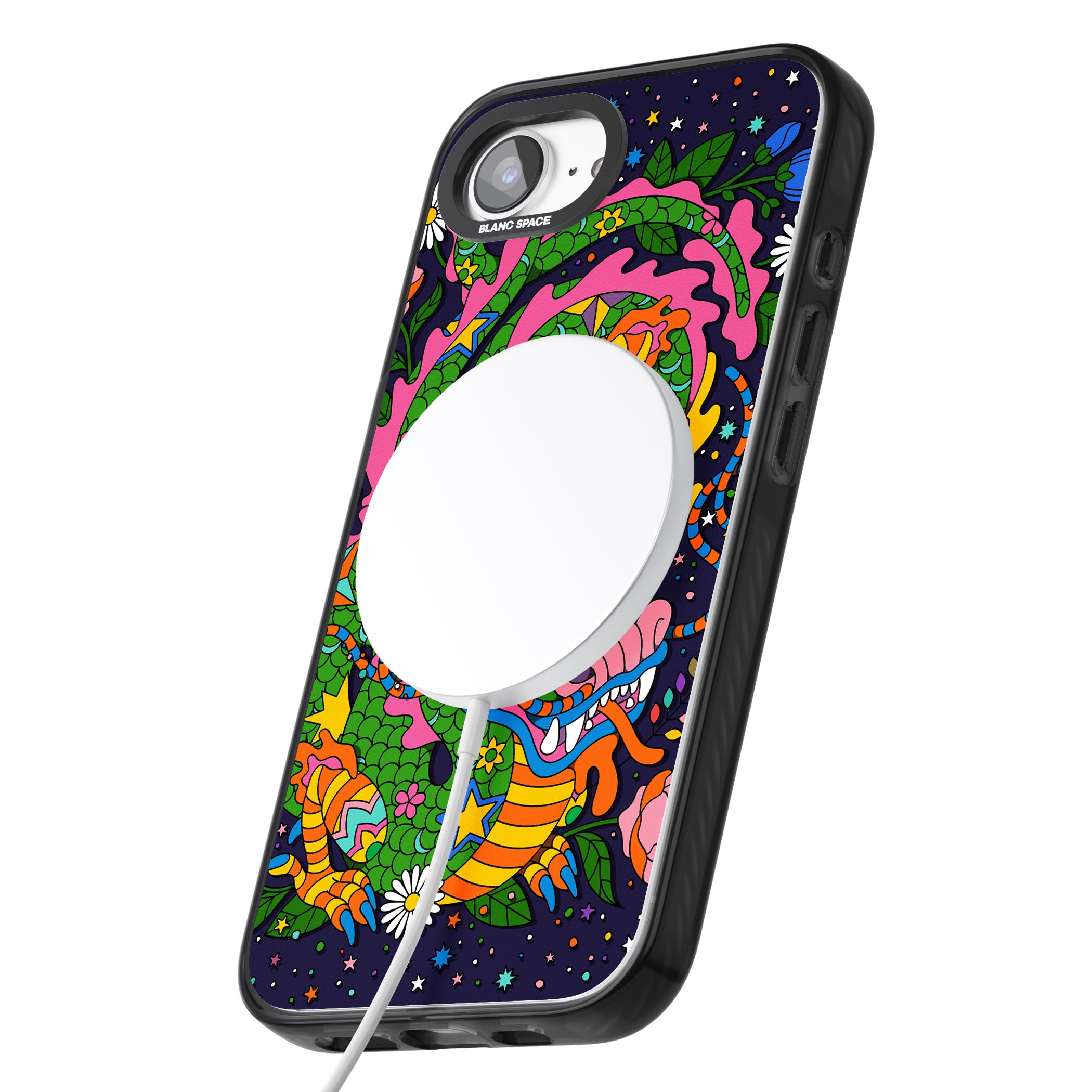 Psychedelic Jungle Dragon (Purple)