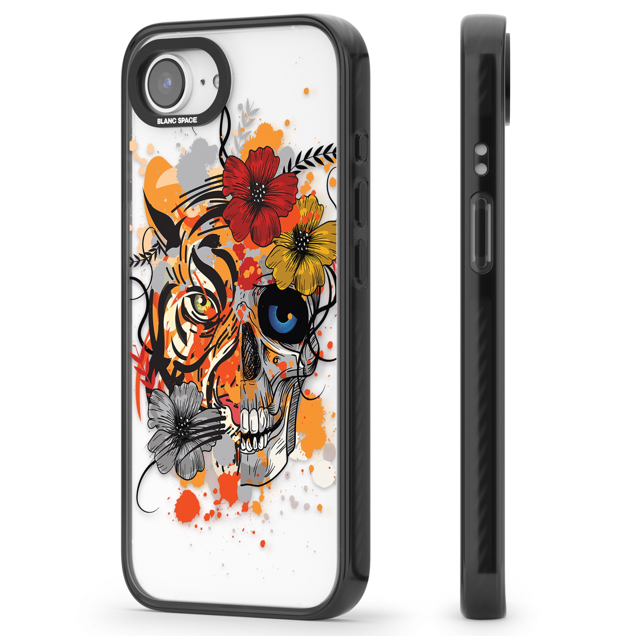 Sugar Skull Tiger Floral