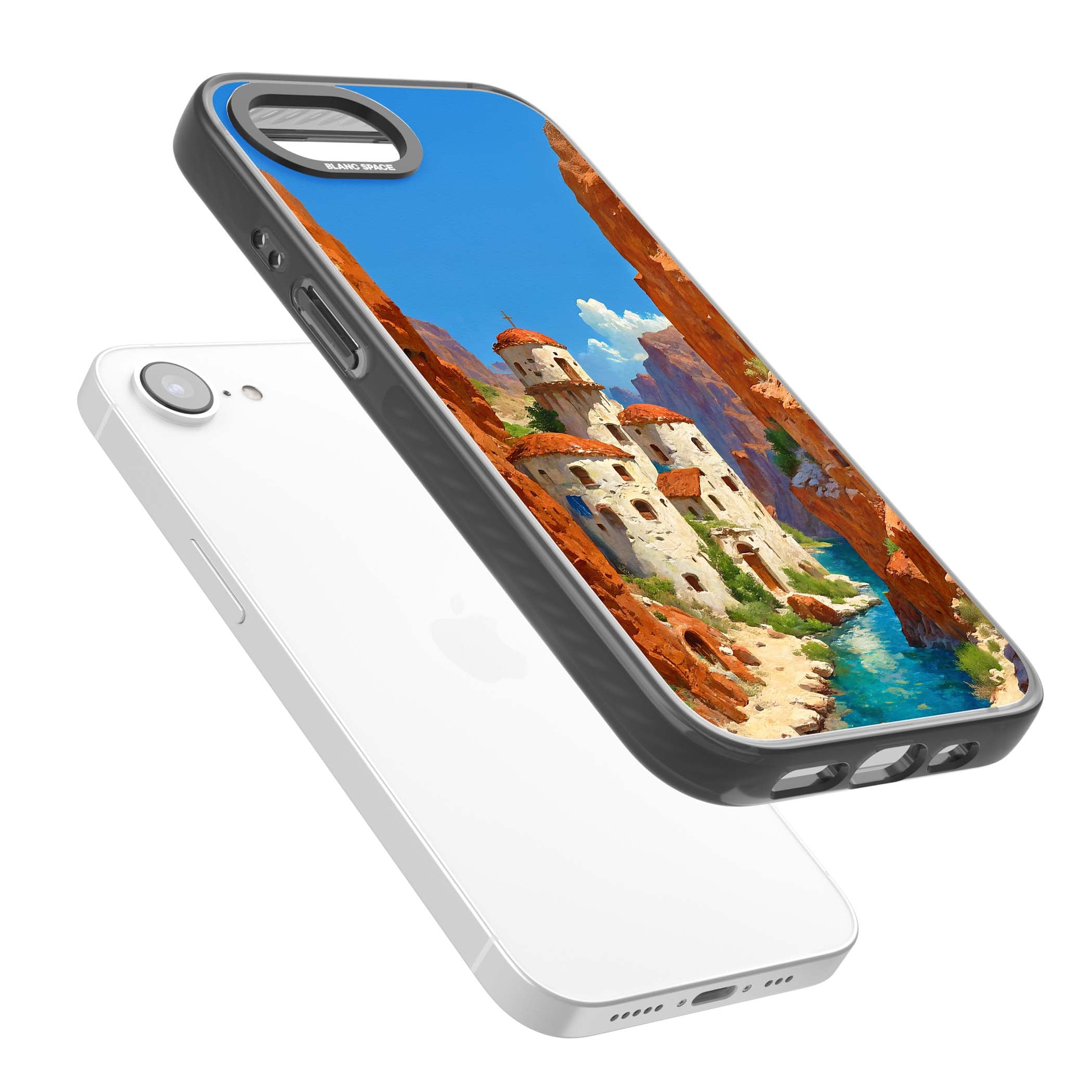 Canyon Haven for her iPhone case | Black Impact Magsafe case for iPhone 16e, iPhone 17e