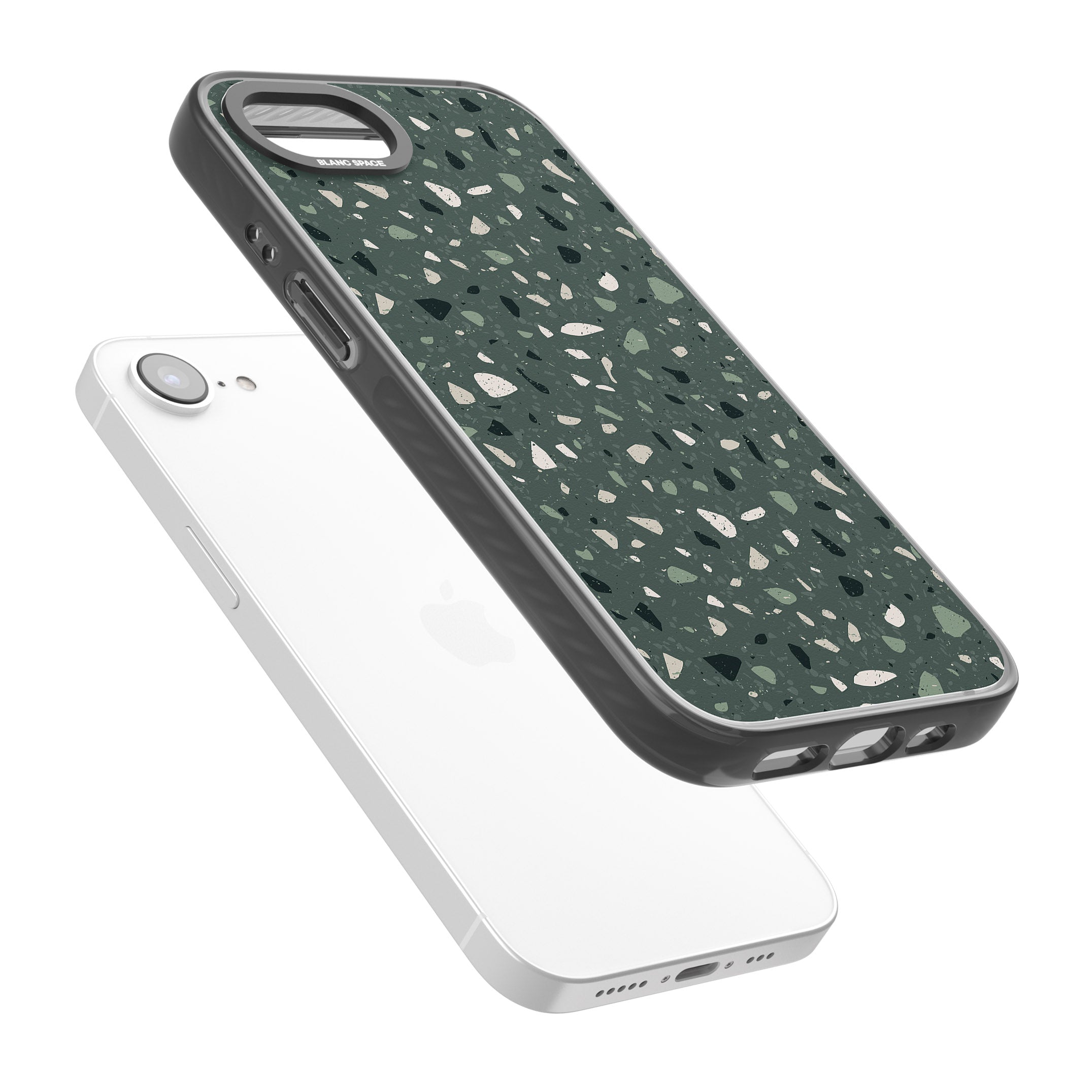 Green & Cream Terrazzo Pattern