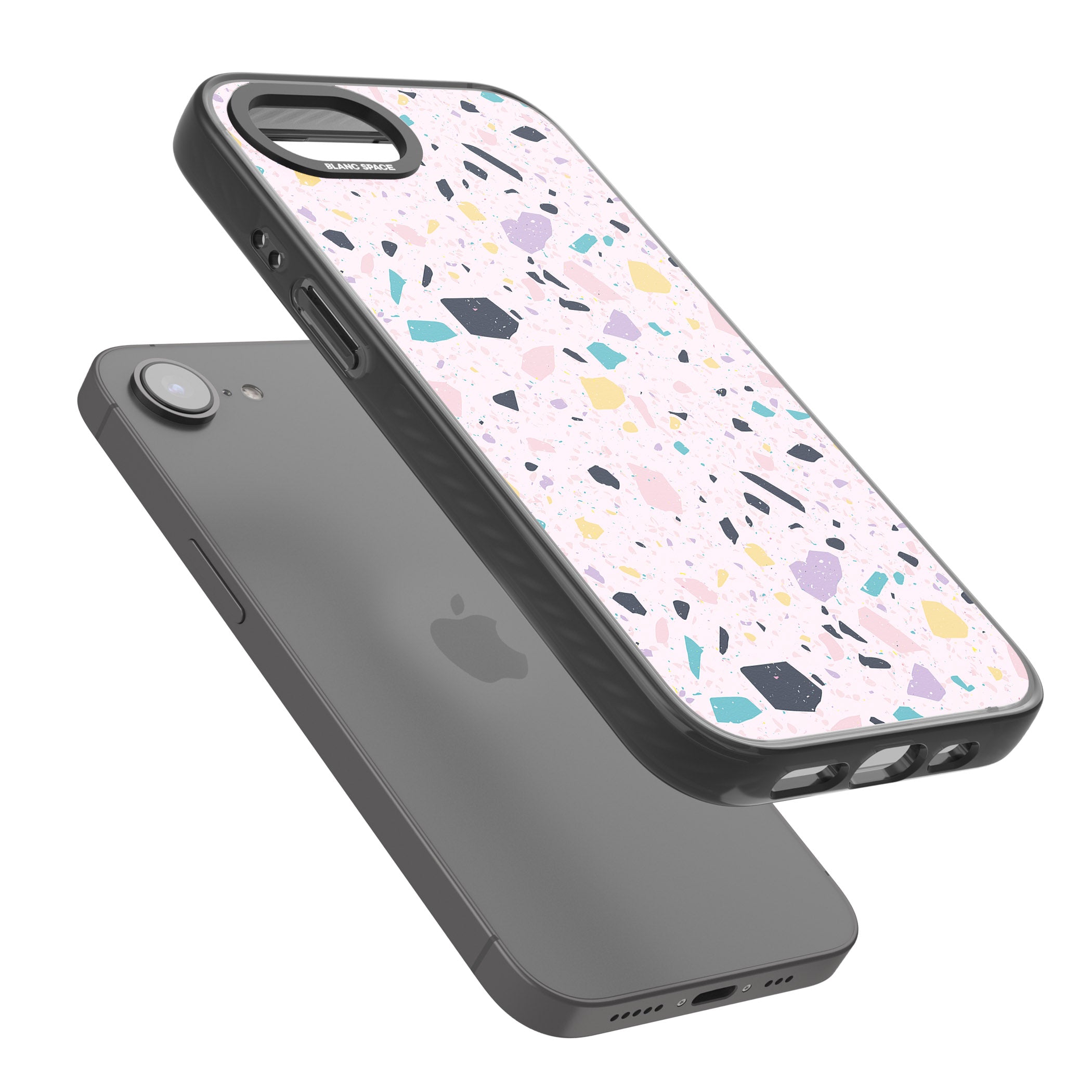 Pink, Purple & Turquoise Terrazzo Pattern