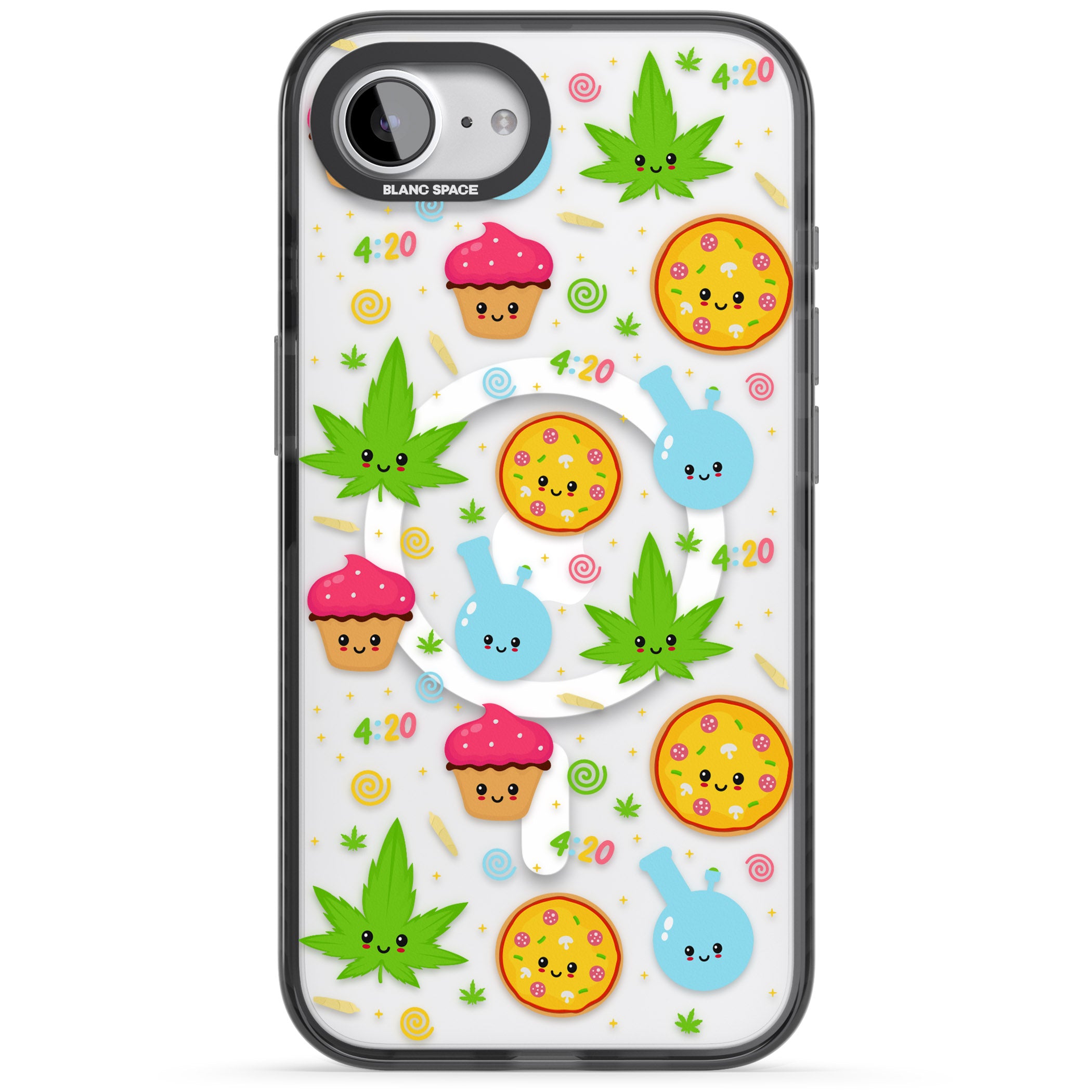 Kawaii Weed Pattern
