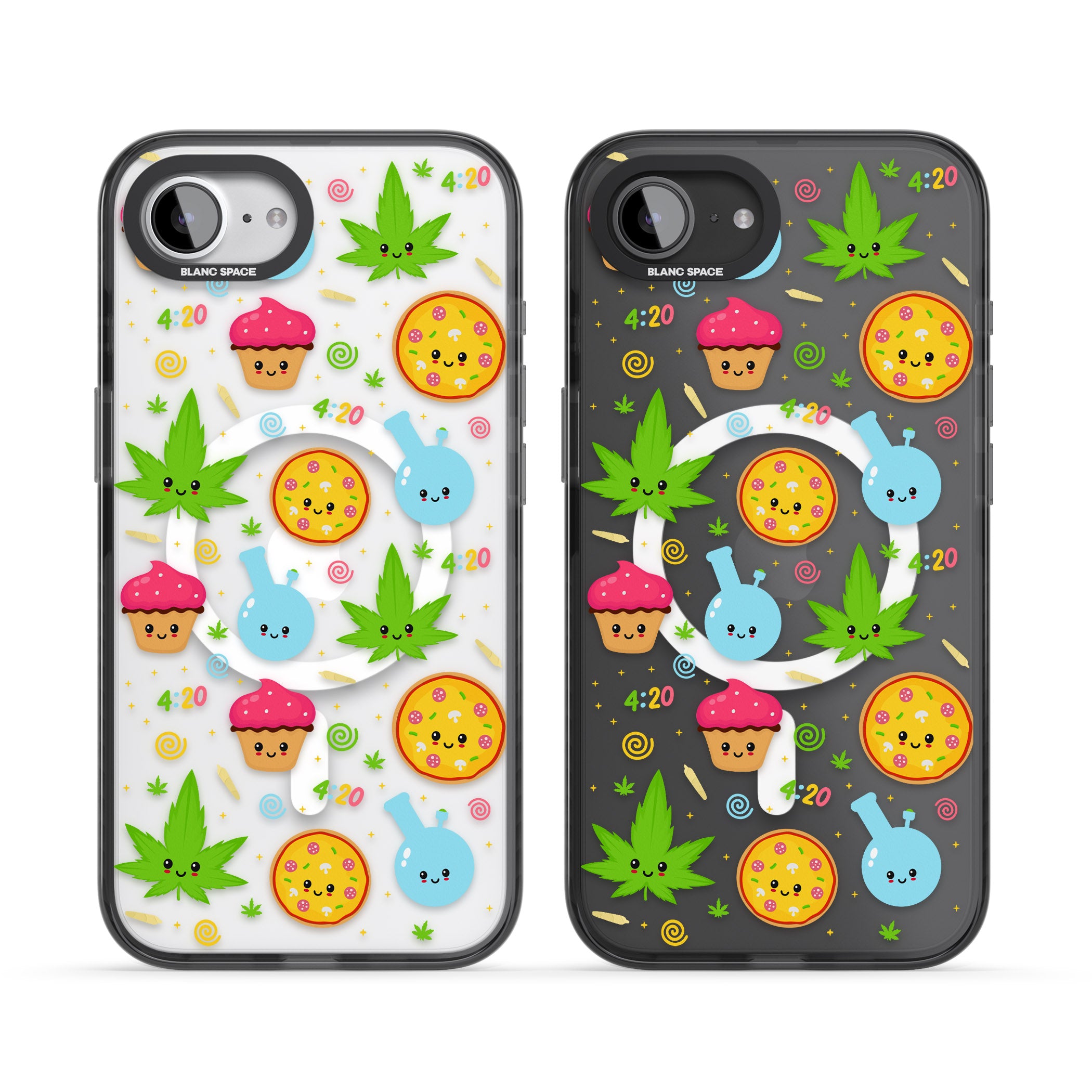 Kawaii Weed Pattern