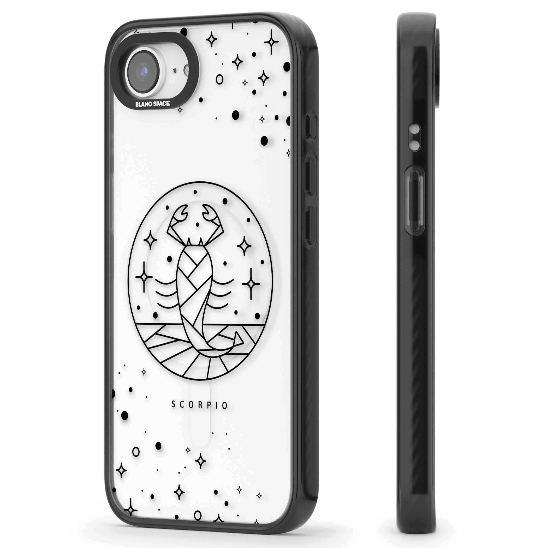 Scorpio Emblem Cosmic Design