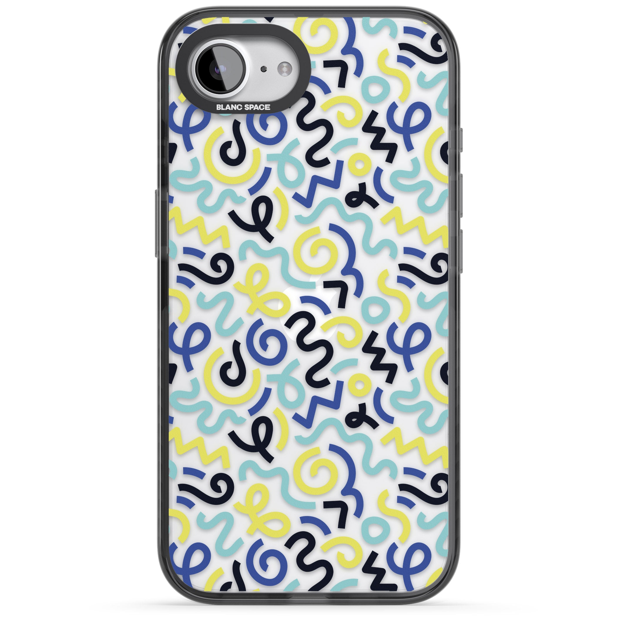 Blue & Yellow Memphis Retro