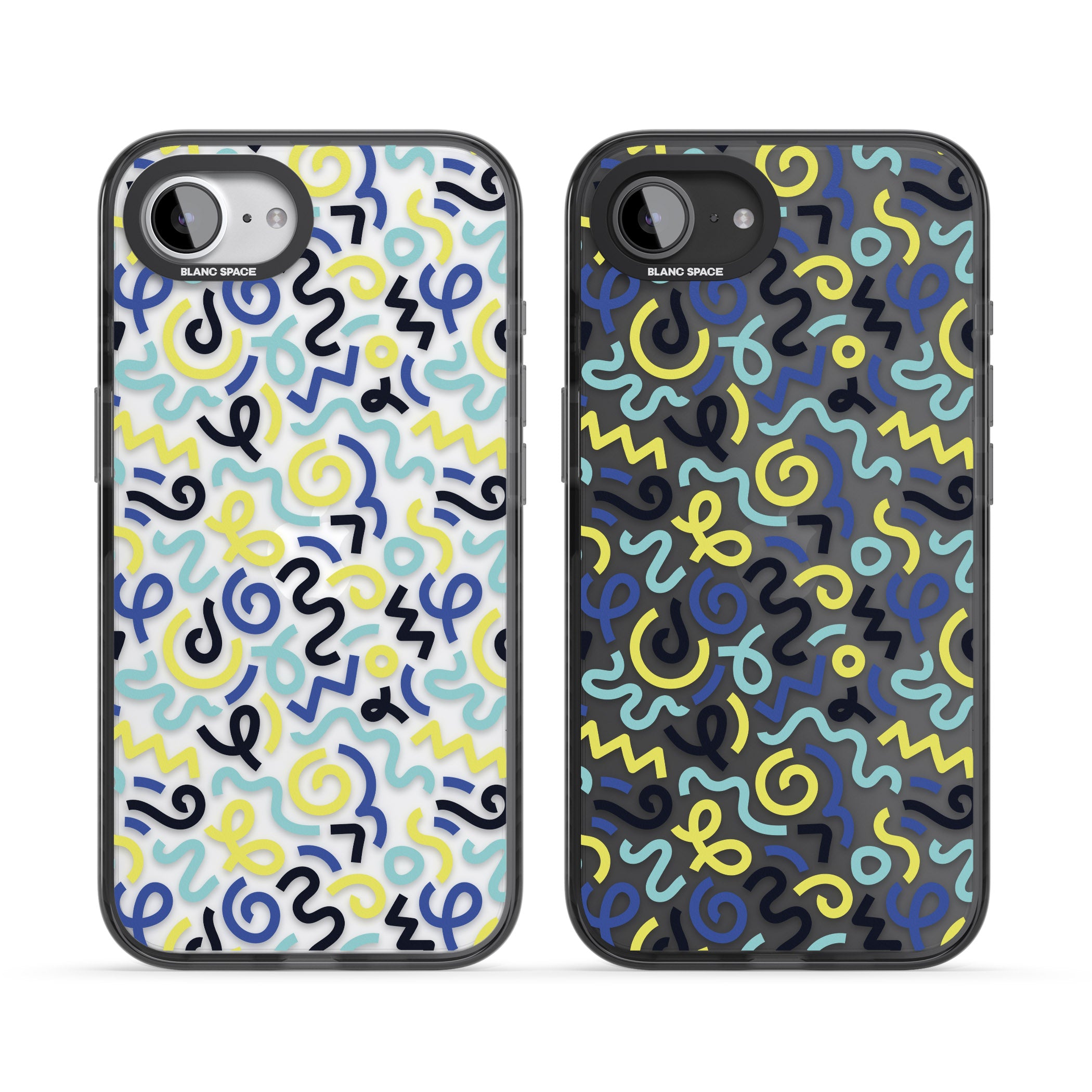 Blue & Yellow Memphis Retro