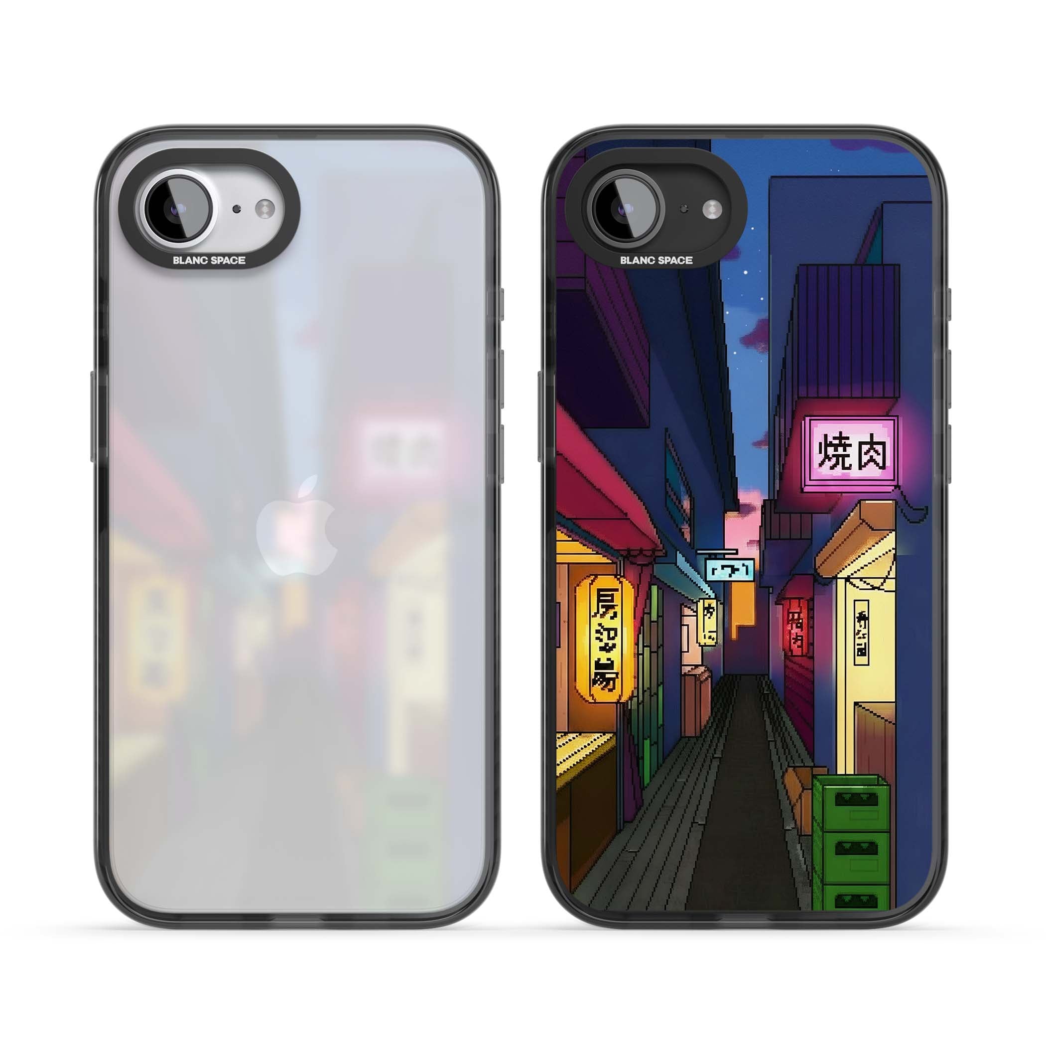 Nights In The Yokocho for him iPhone case | Black Impact case for iPhone 16e, iPhone 17e