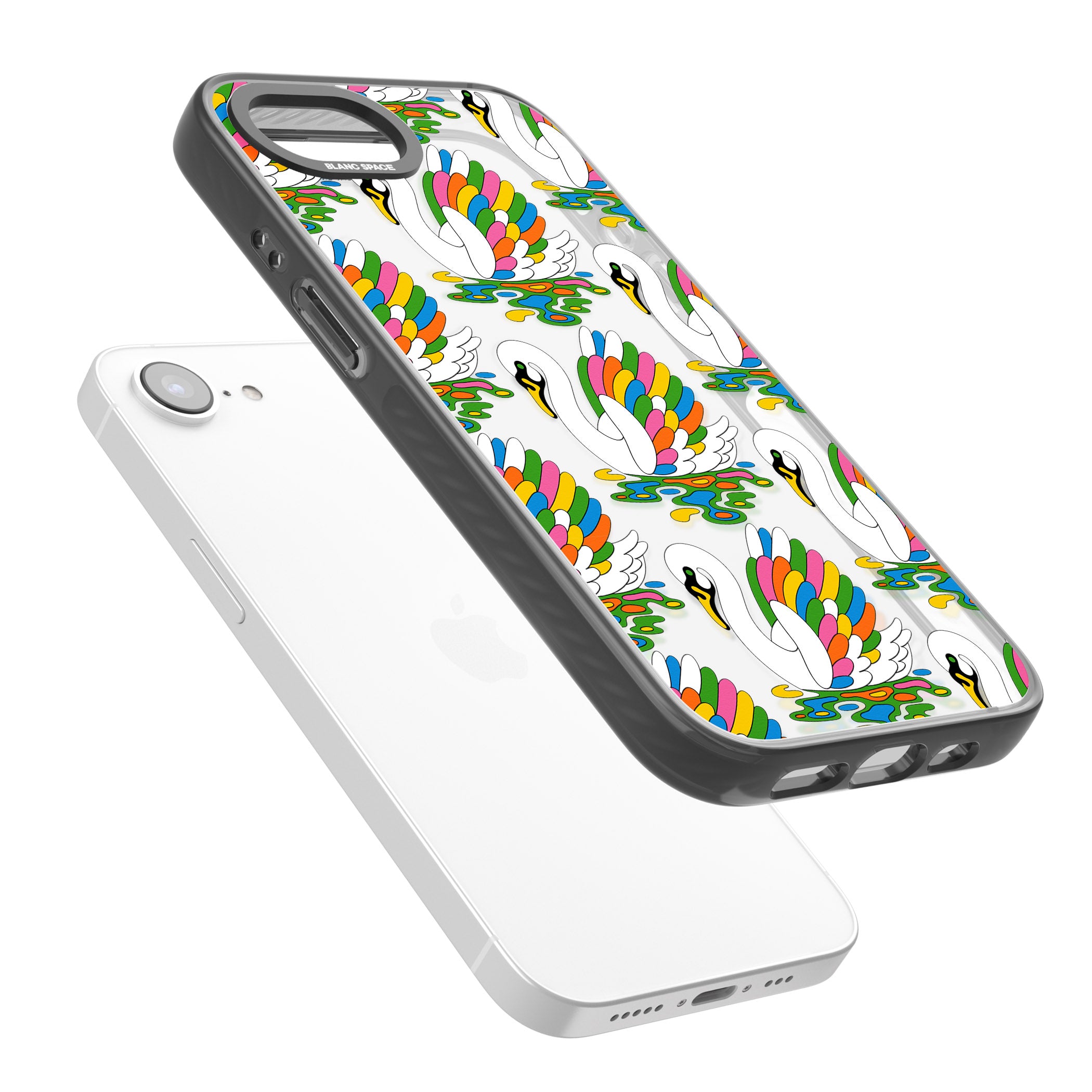 Colourful Swan Pattern