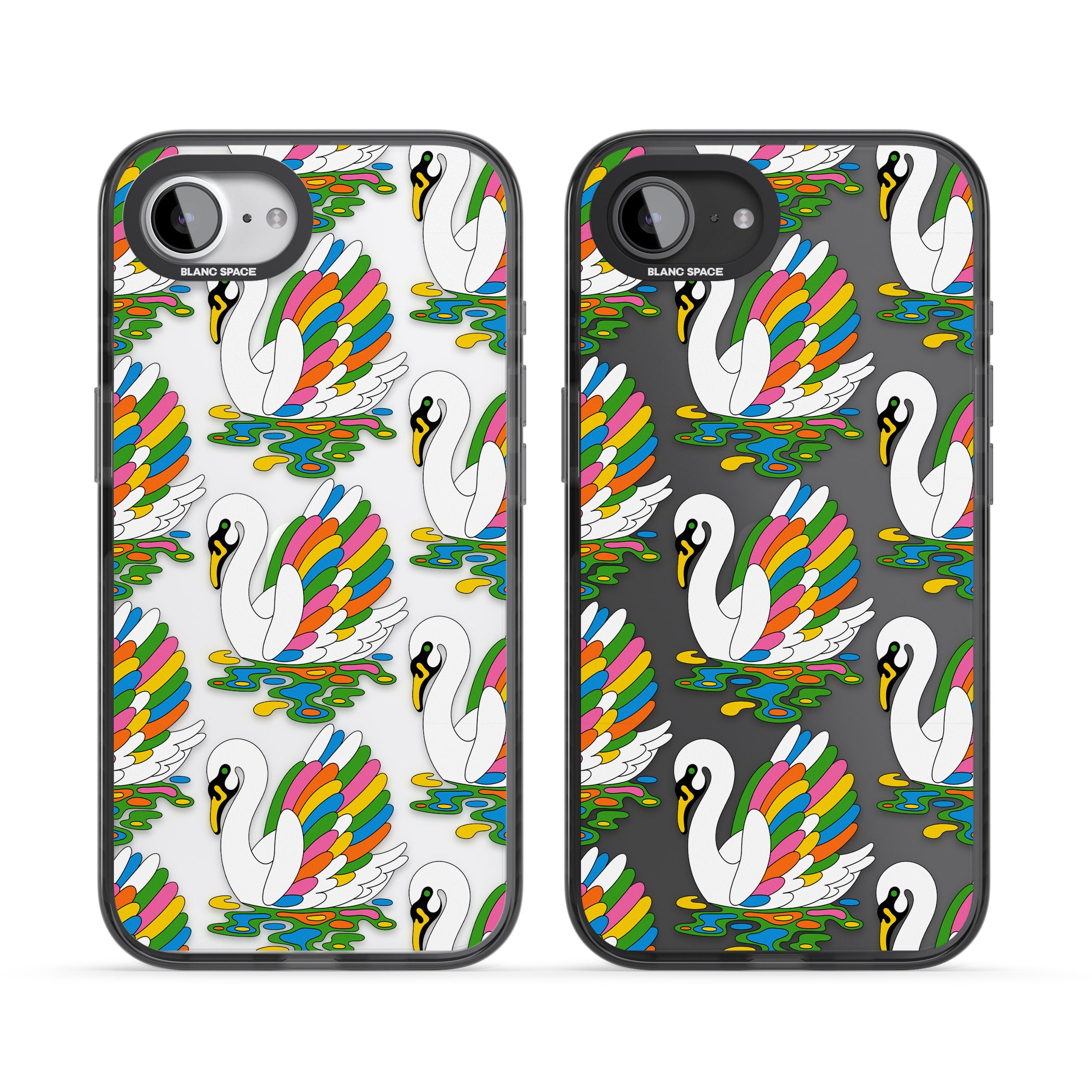 Colourful Swan Pattern