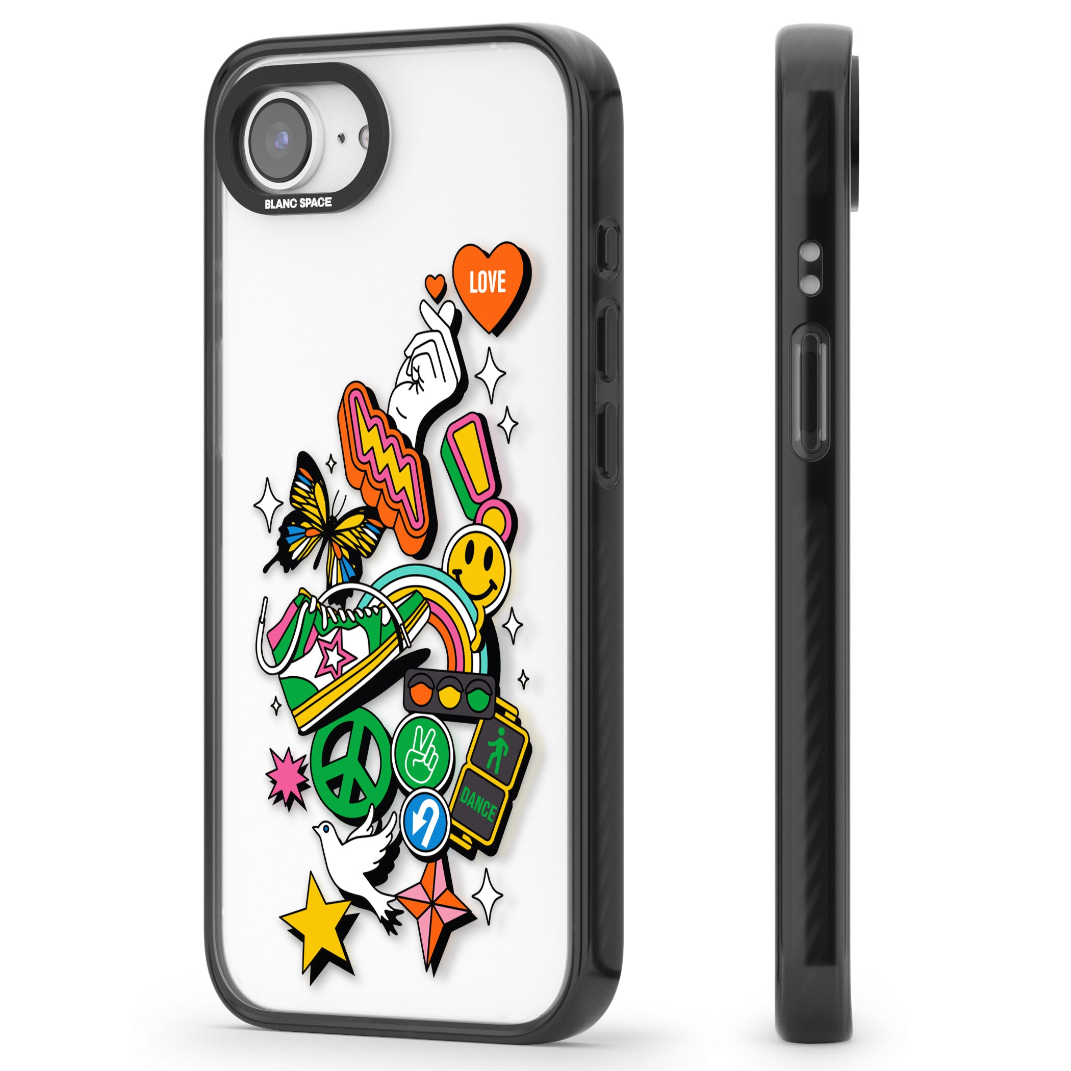 Nostalgic Sticker Collage