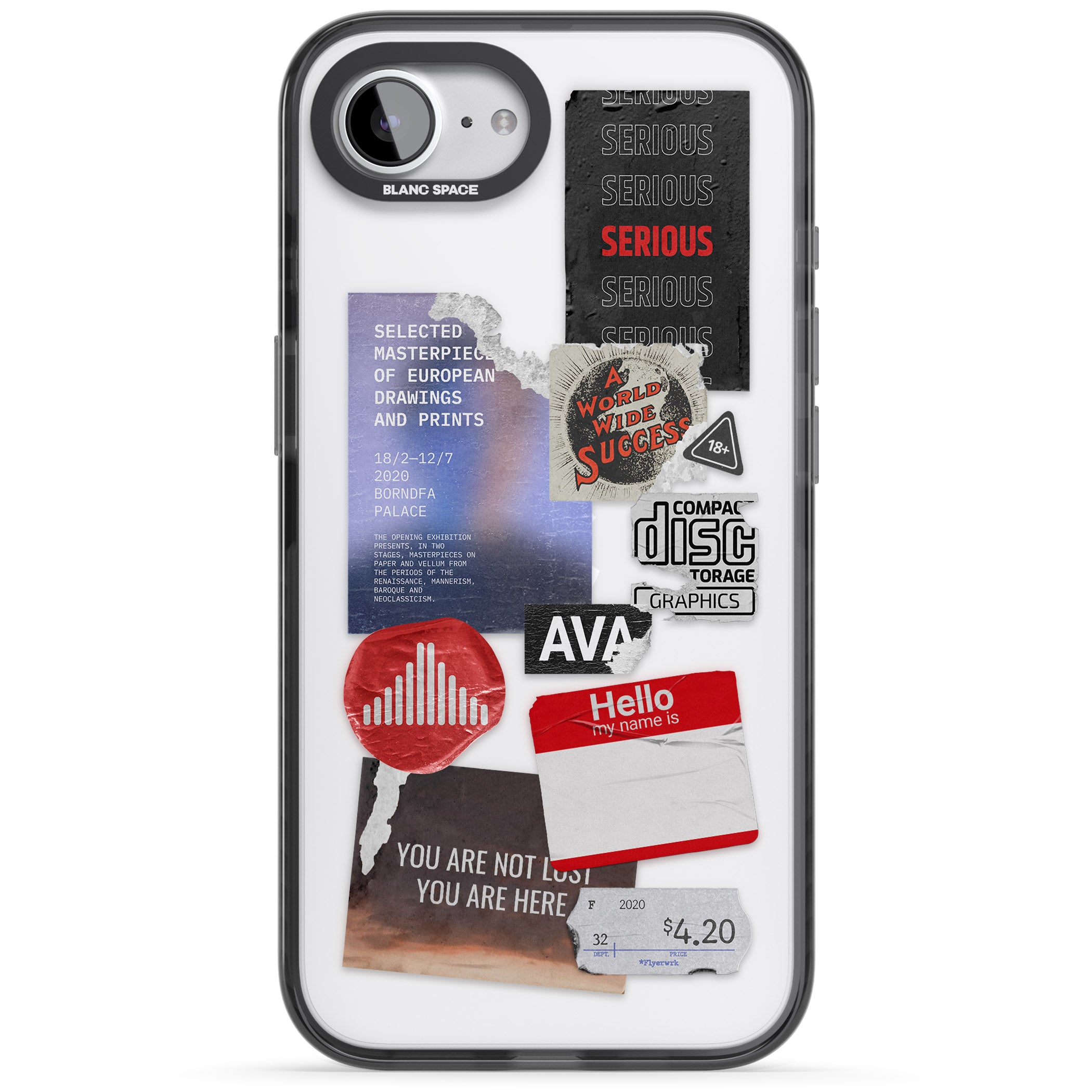 Red & Black Sticker Mix