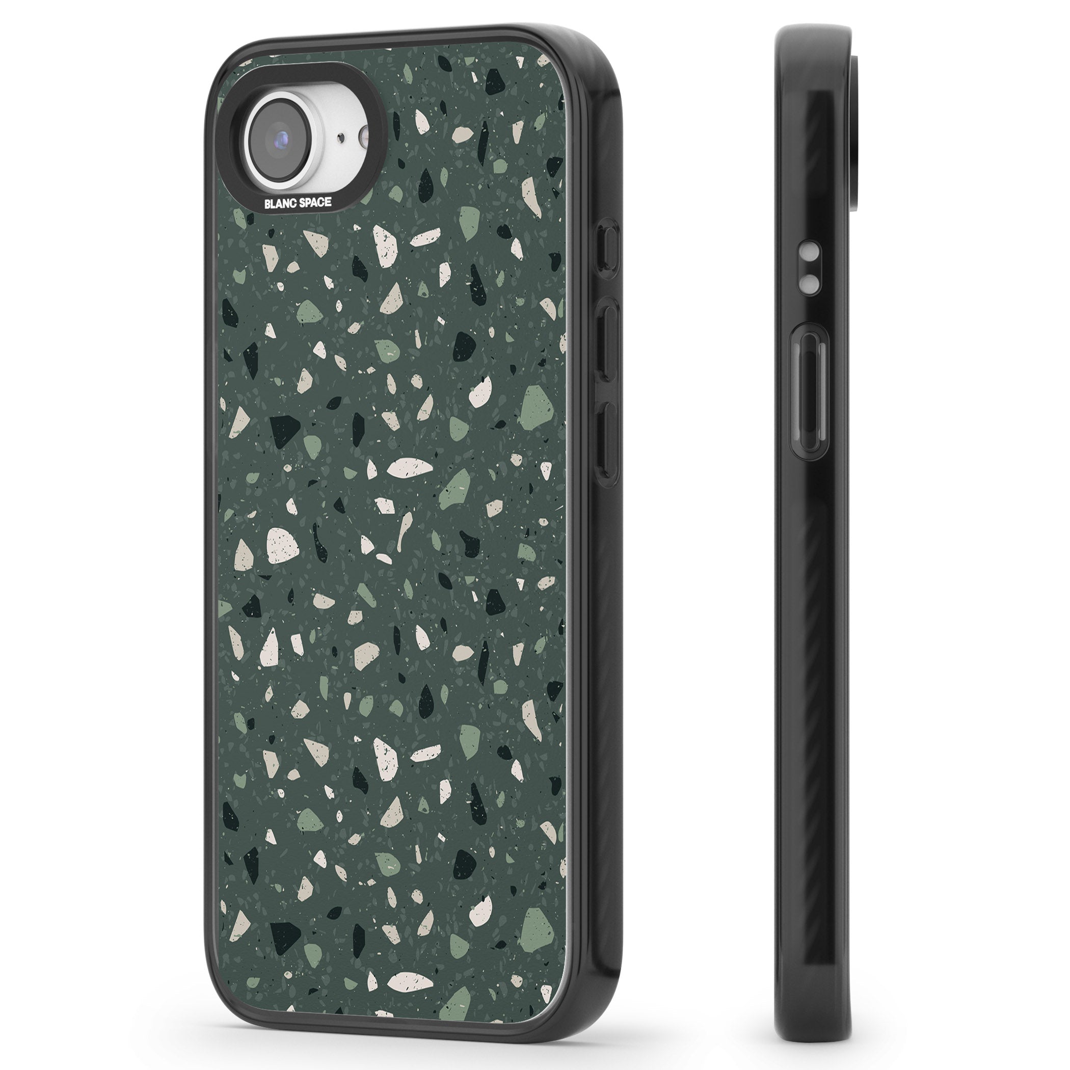 Green & Cream Terrazzo Pattern