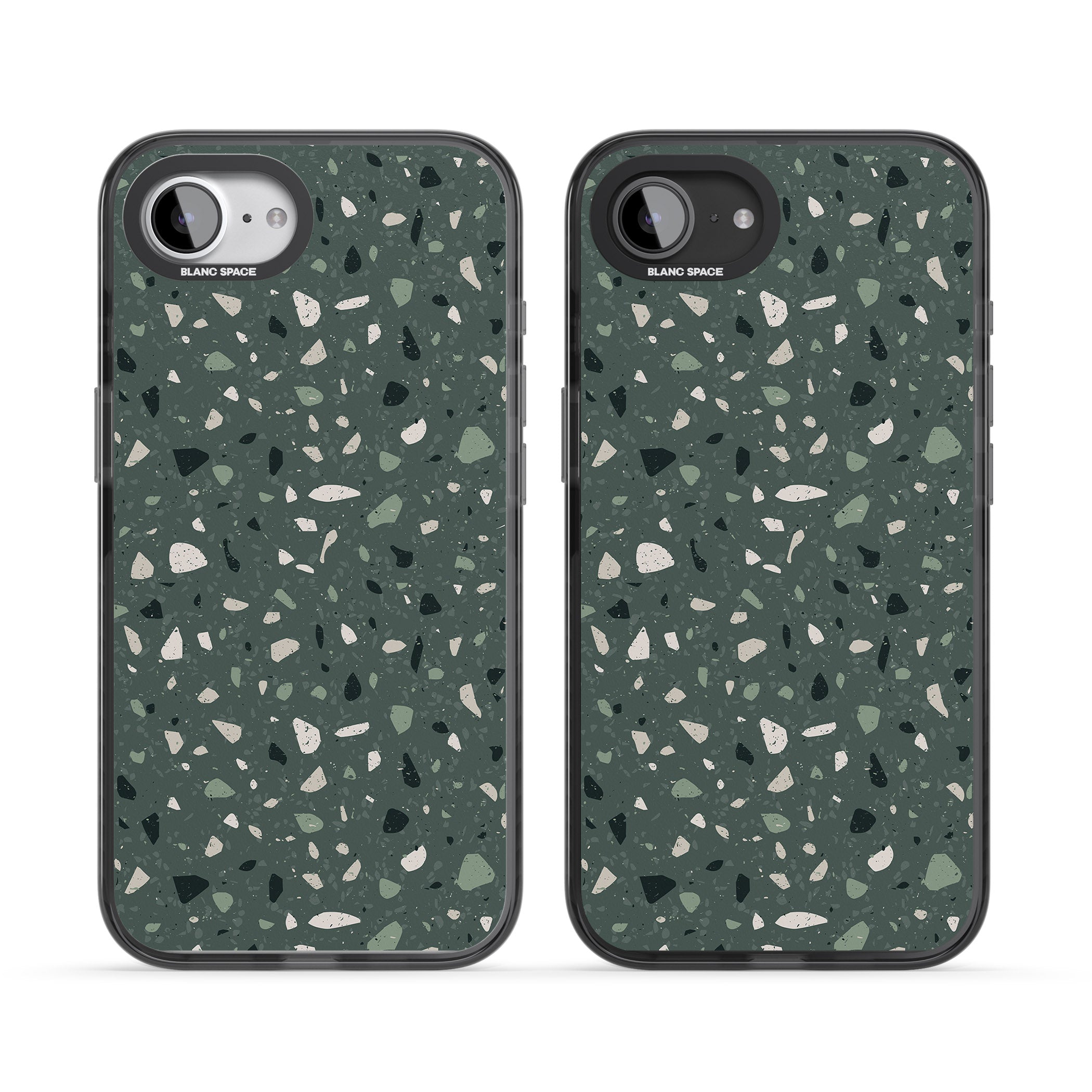 Green & Cream Terrazzo Pattern