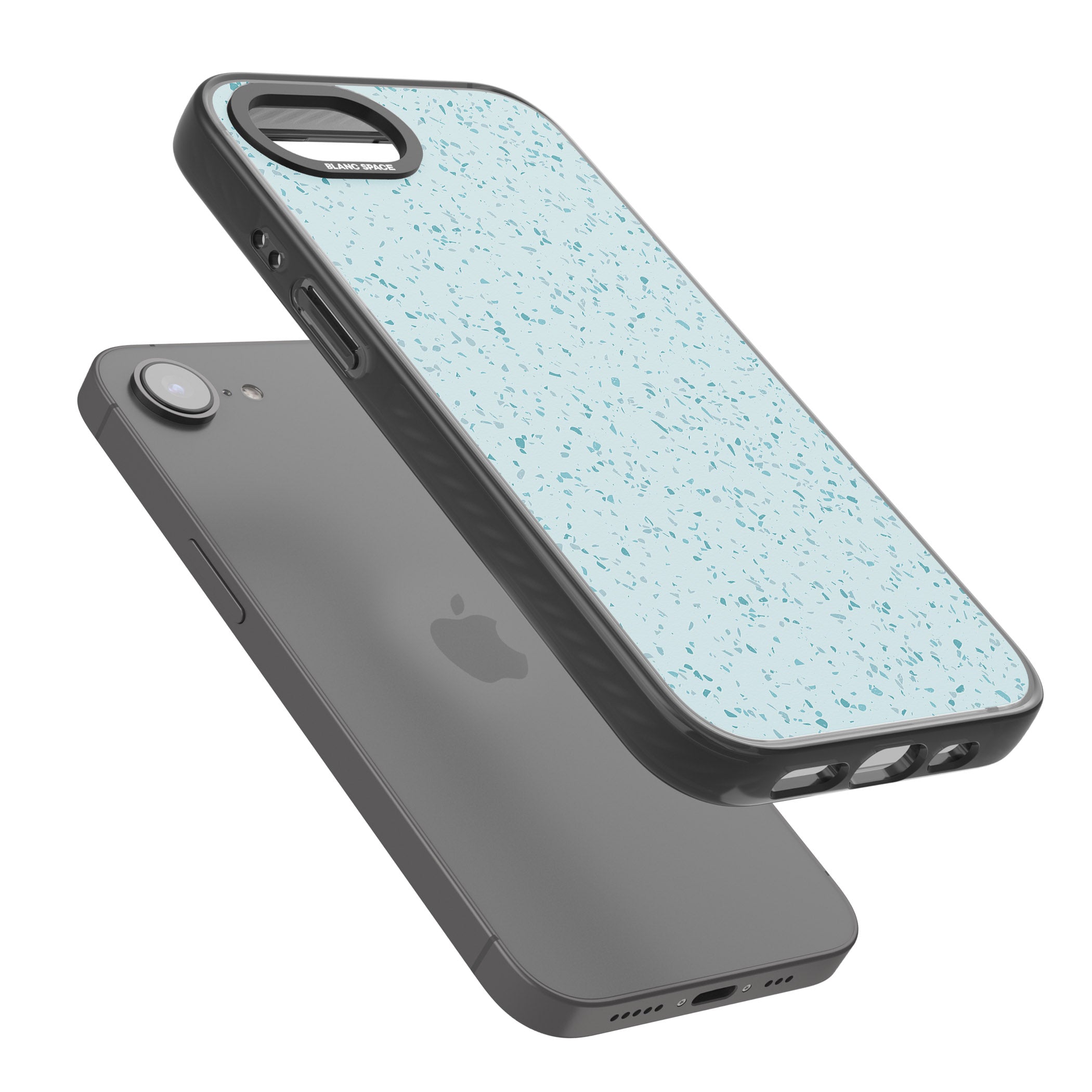 Light Blue Terrazzo Pattern