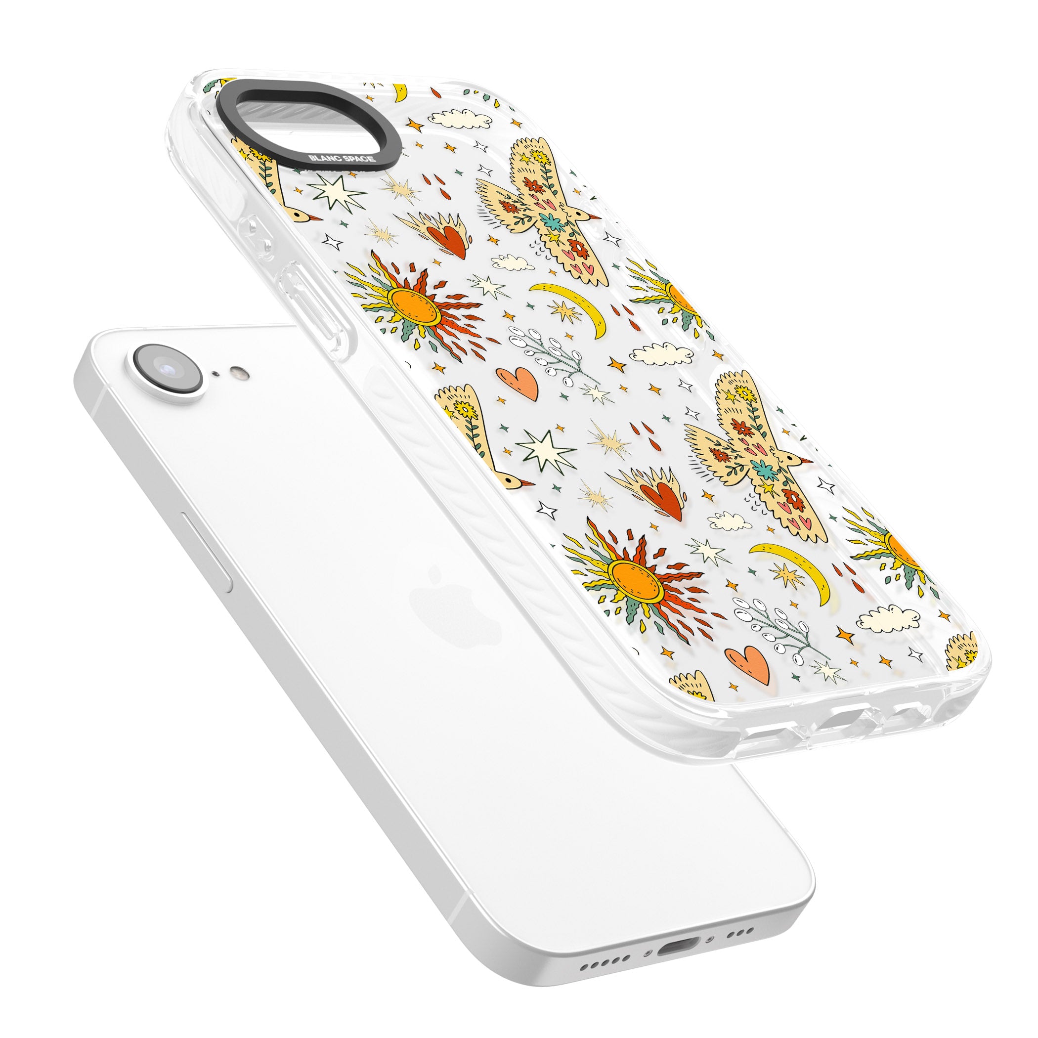 Boho Celestial Floral Bird Sun