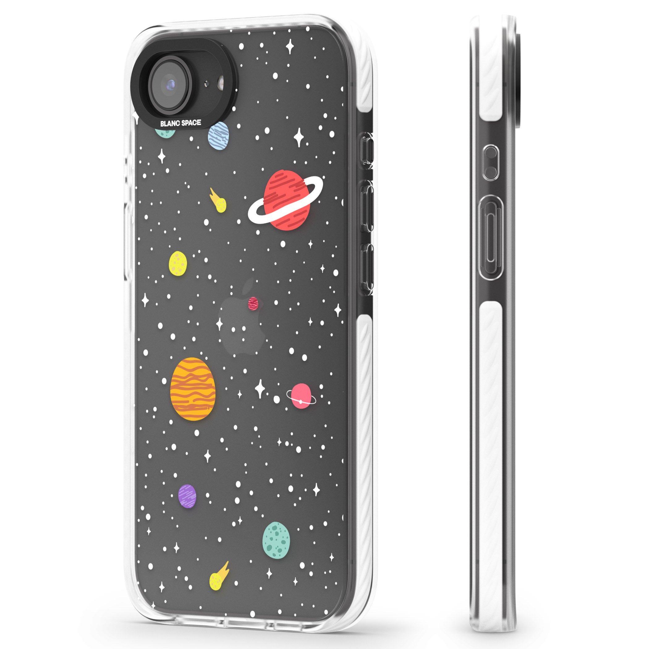 Cute Cartoon Planets (Clear)