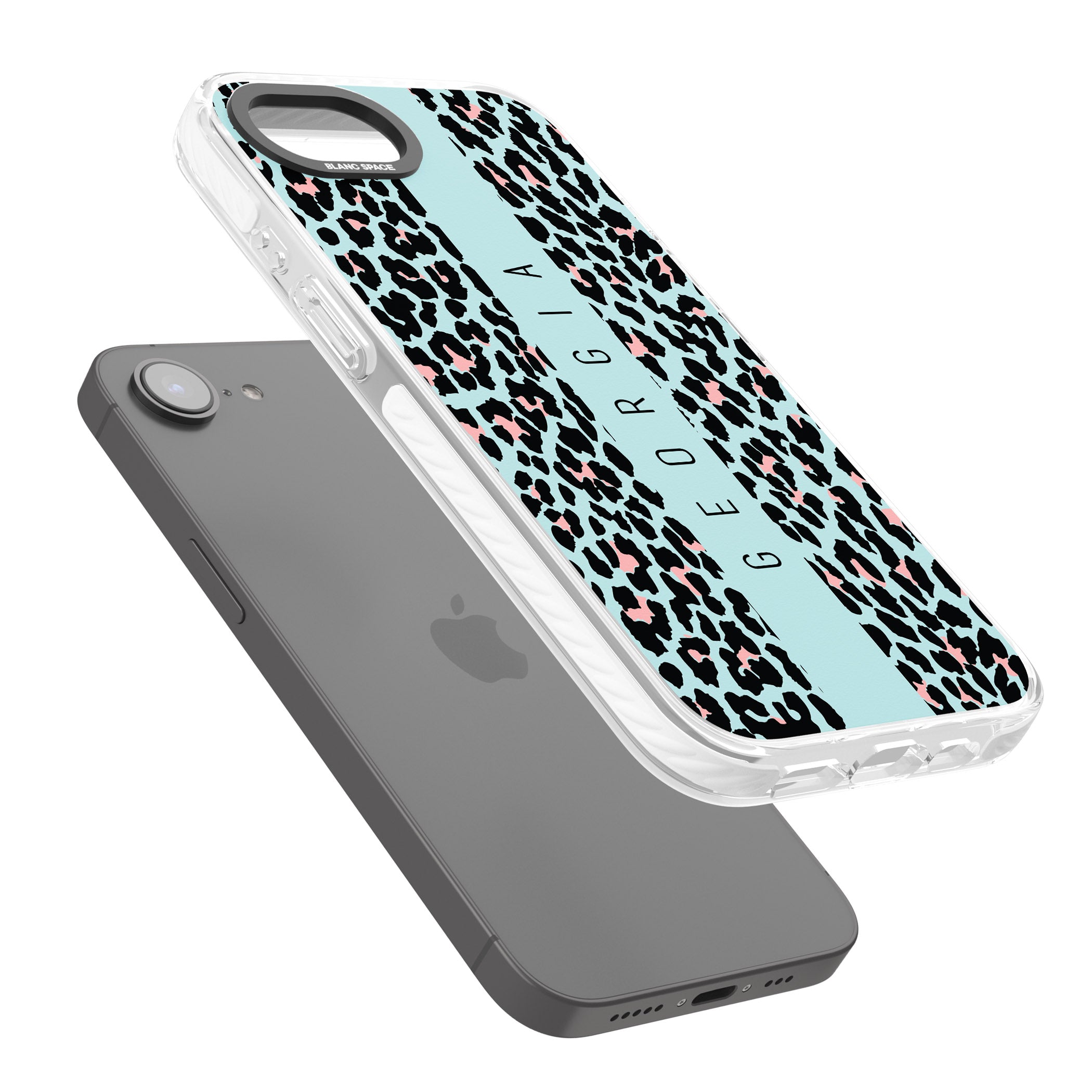 Personalised Blue Leopard