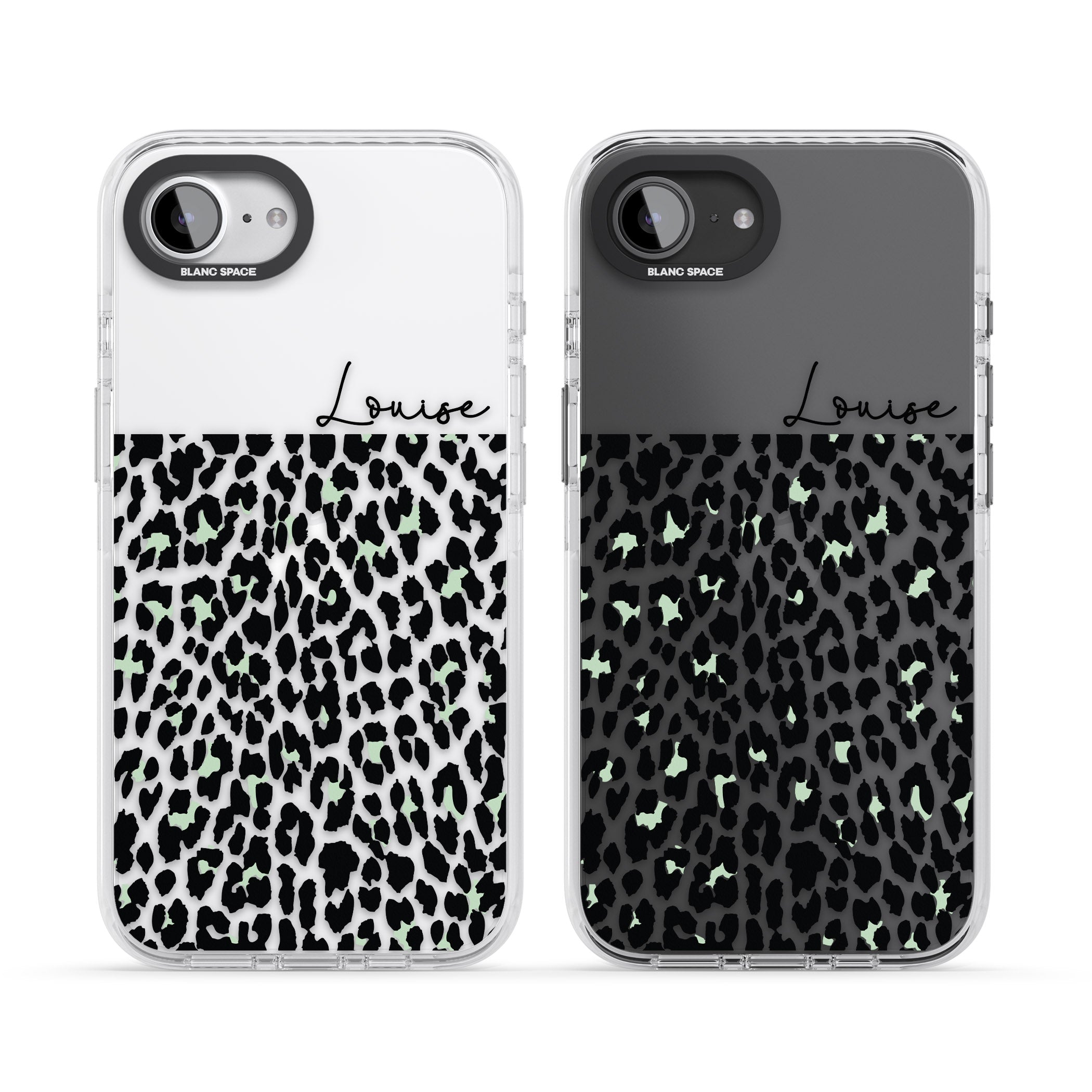 Personalised Seafoam Leopard