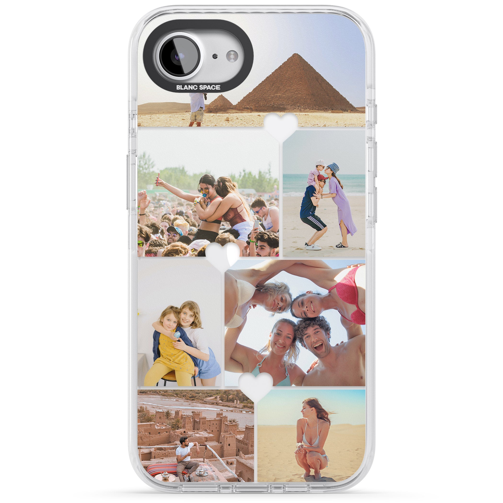 Personalised Heart Photo Grid