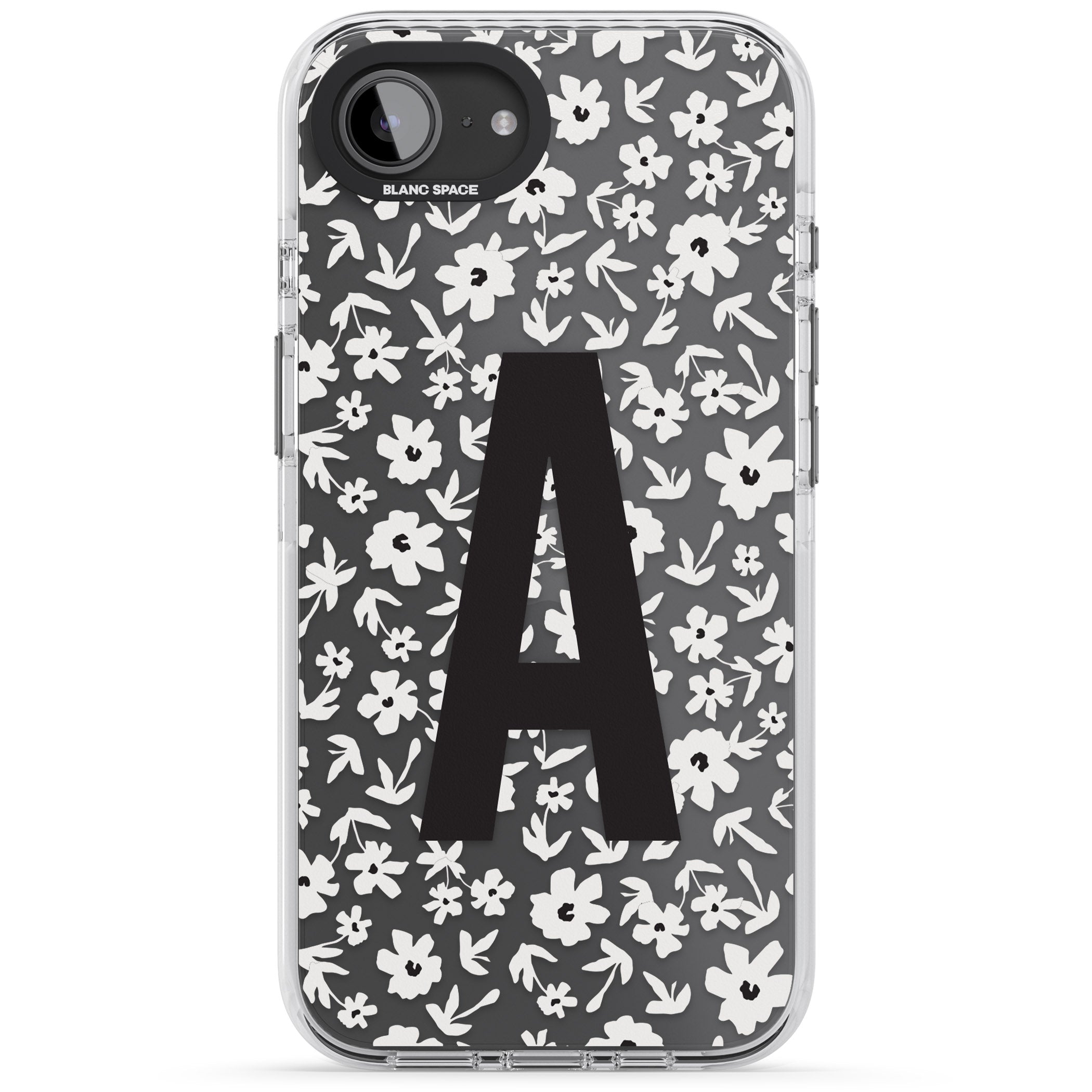 Personalised Bold Initial Floral