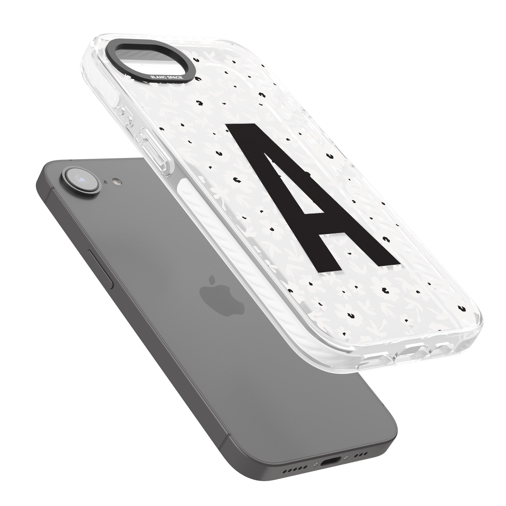 Personalised Bold Initial Floral