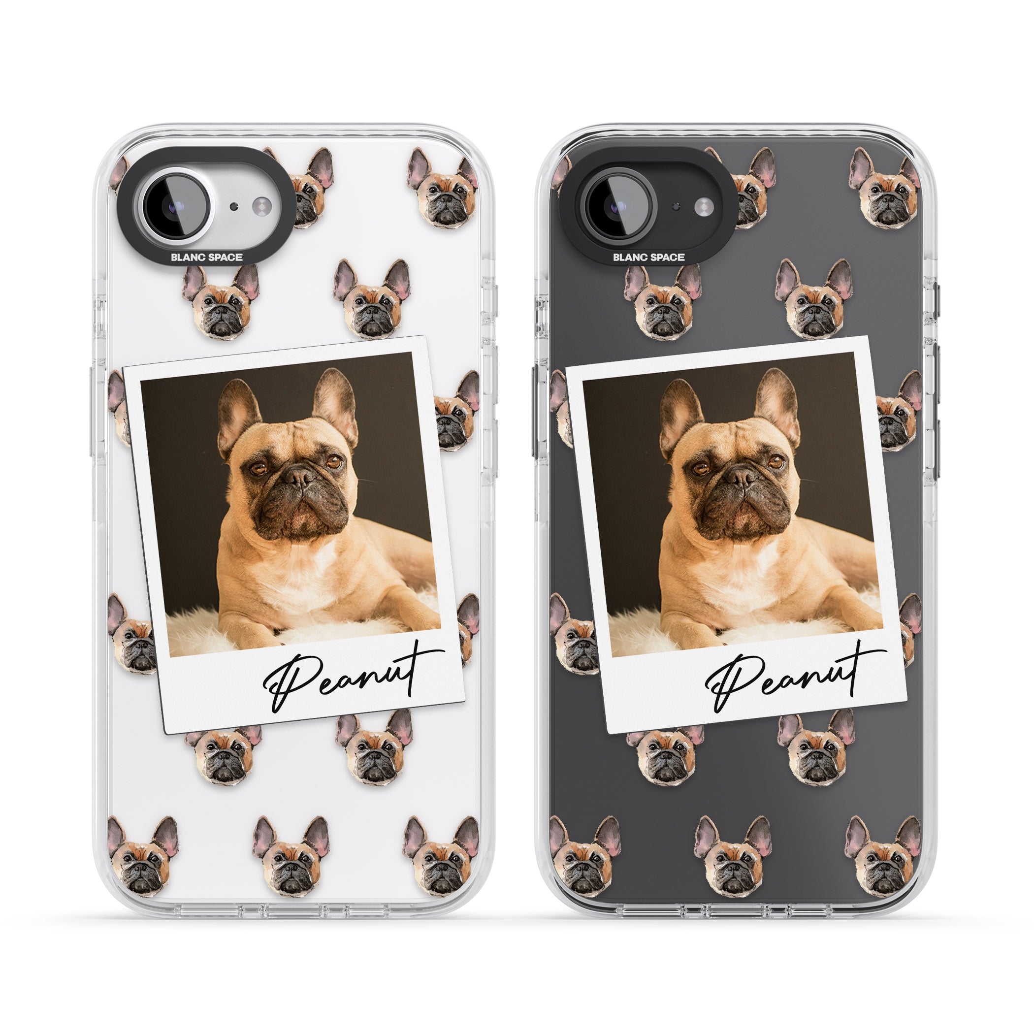 Personalised Tan French Bulldog Instant Camera Photo