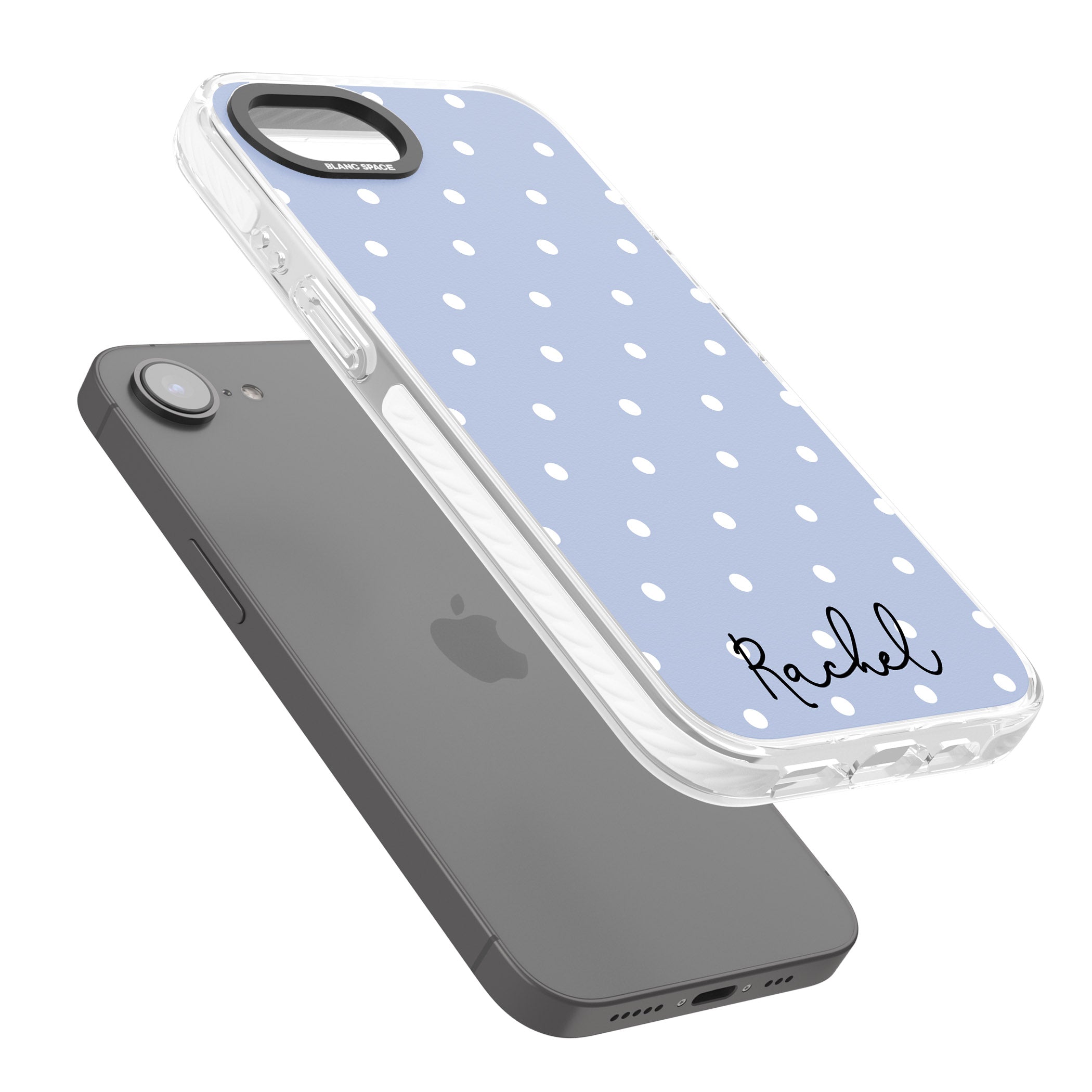 Personalised Simple Light Blue Dots