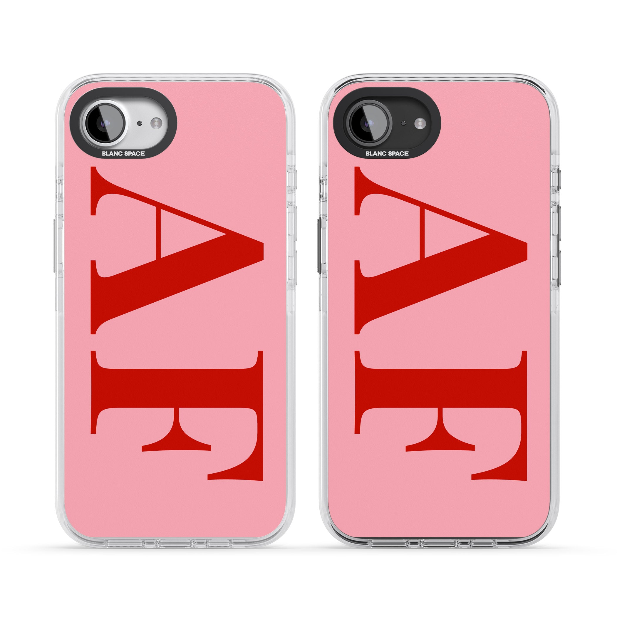 Personalised Red & Pink Letters