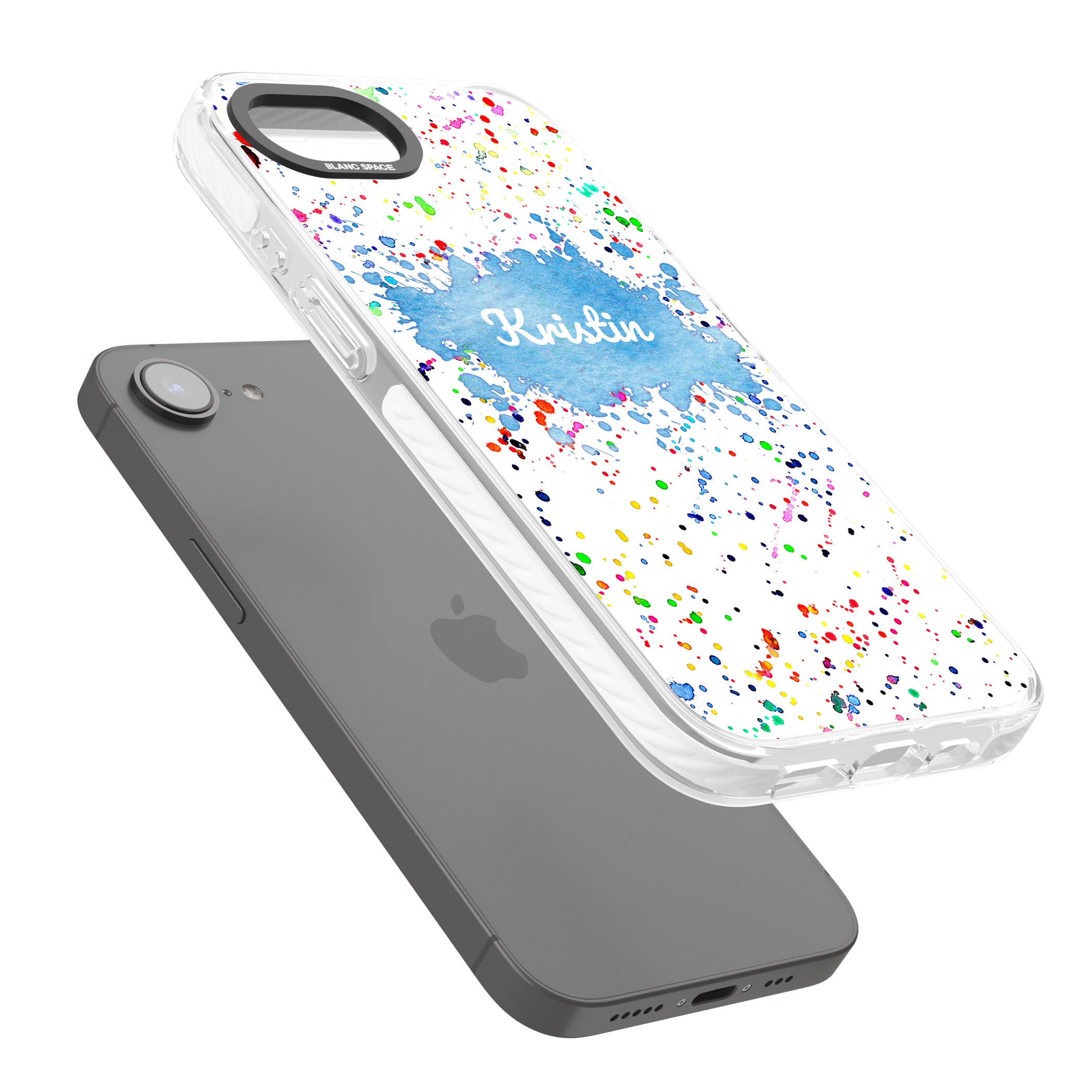 Personalised Rainbow Splatter Name