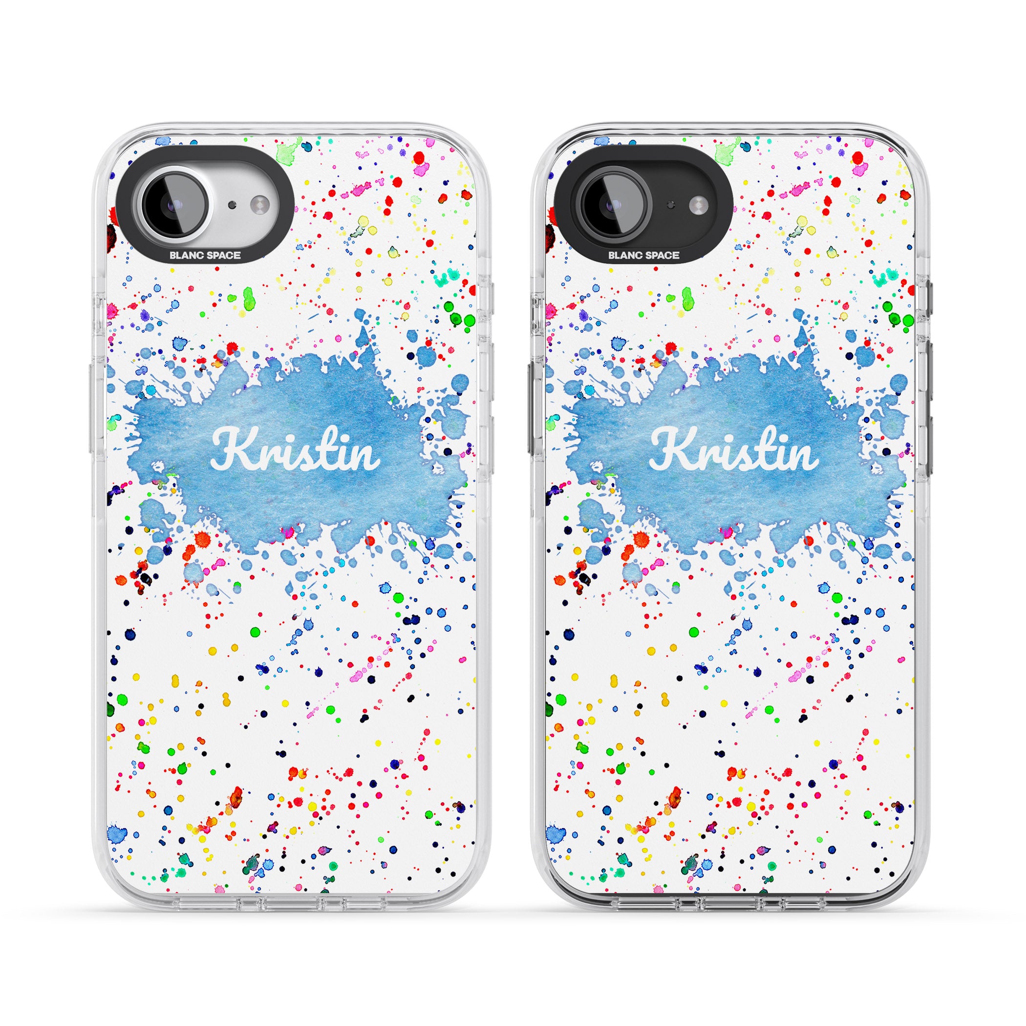 Personalised Rainbow Splatter Name