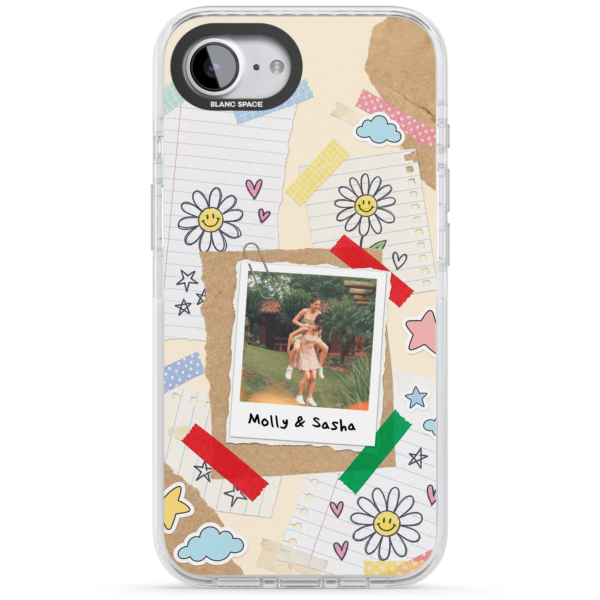 Scrapbook Photo coquette iPhone case | Clear Impact case for iPhone 16e, iPhone 17e