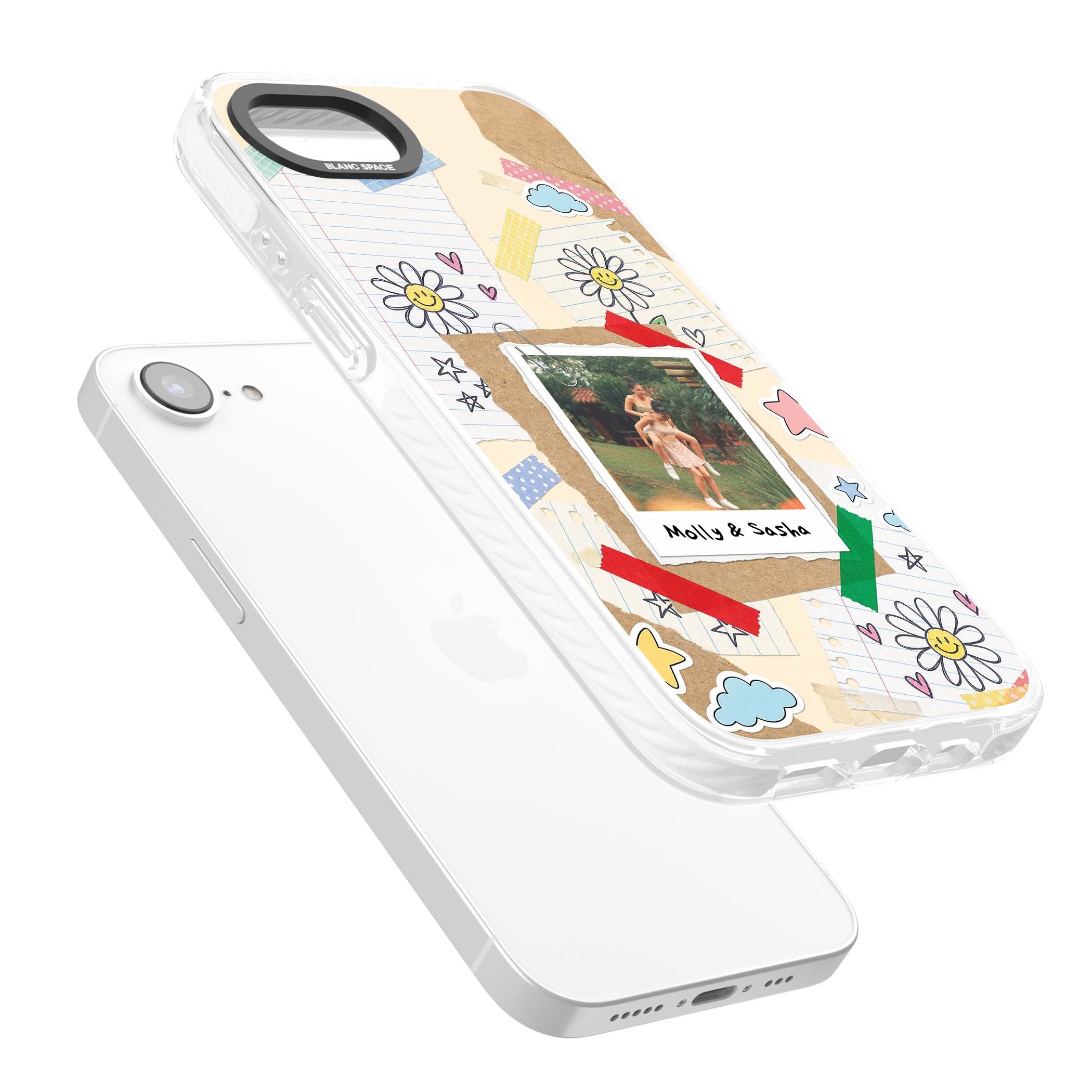 Scrapbook Photo coquette iPhone case | Clear Impact case for iPhone 16e, iPhone 17e