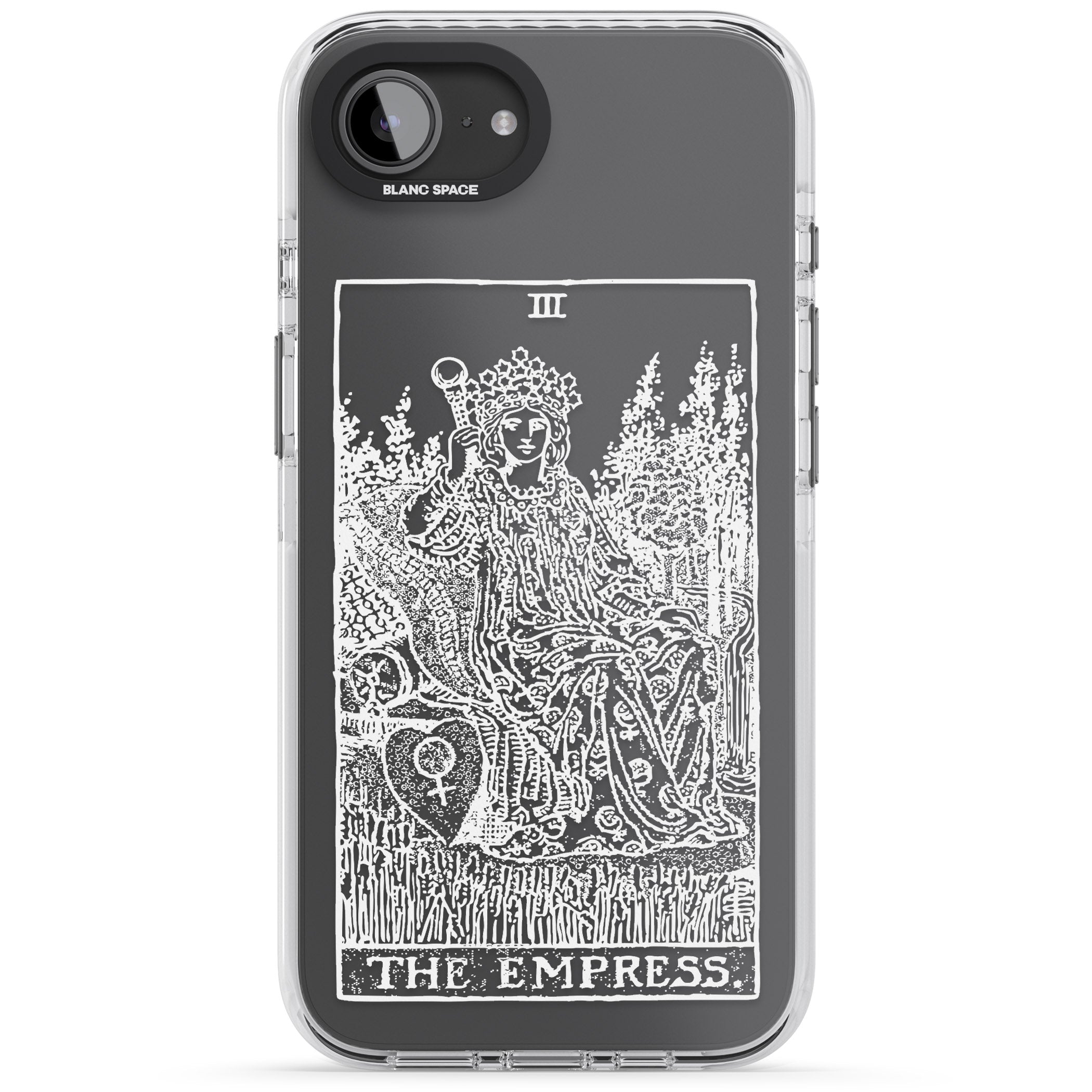 Personalised The Empress Tarot Card (White)