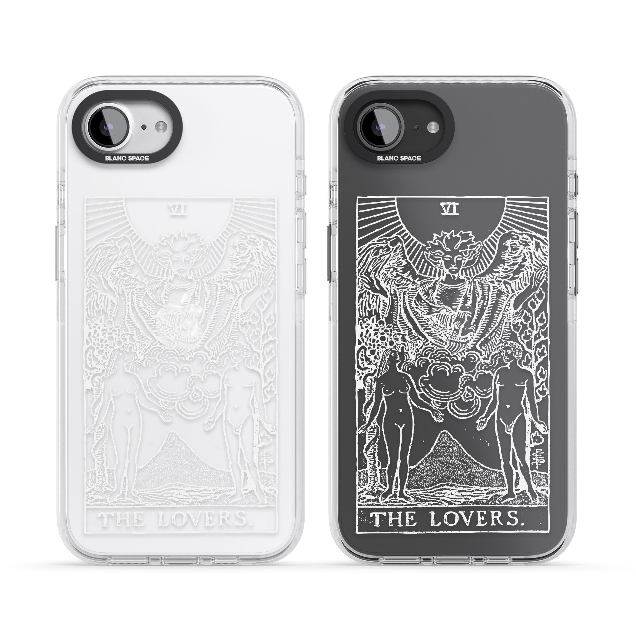 Personalised The Lovers Tarot Card (White)