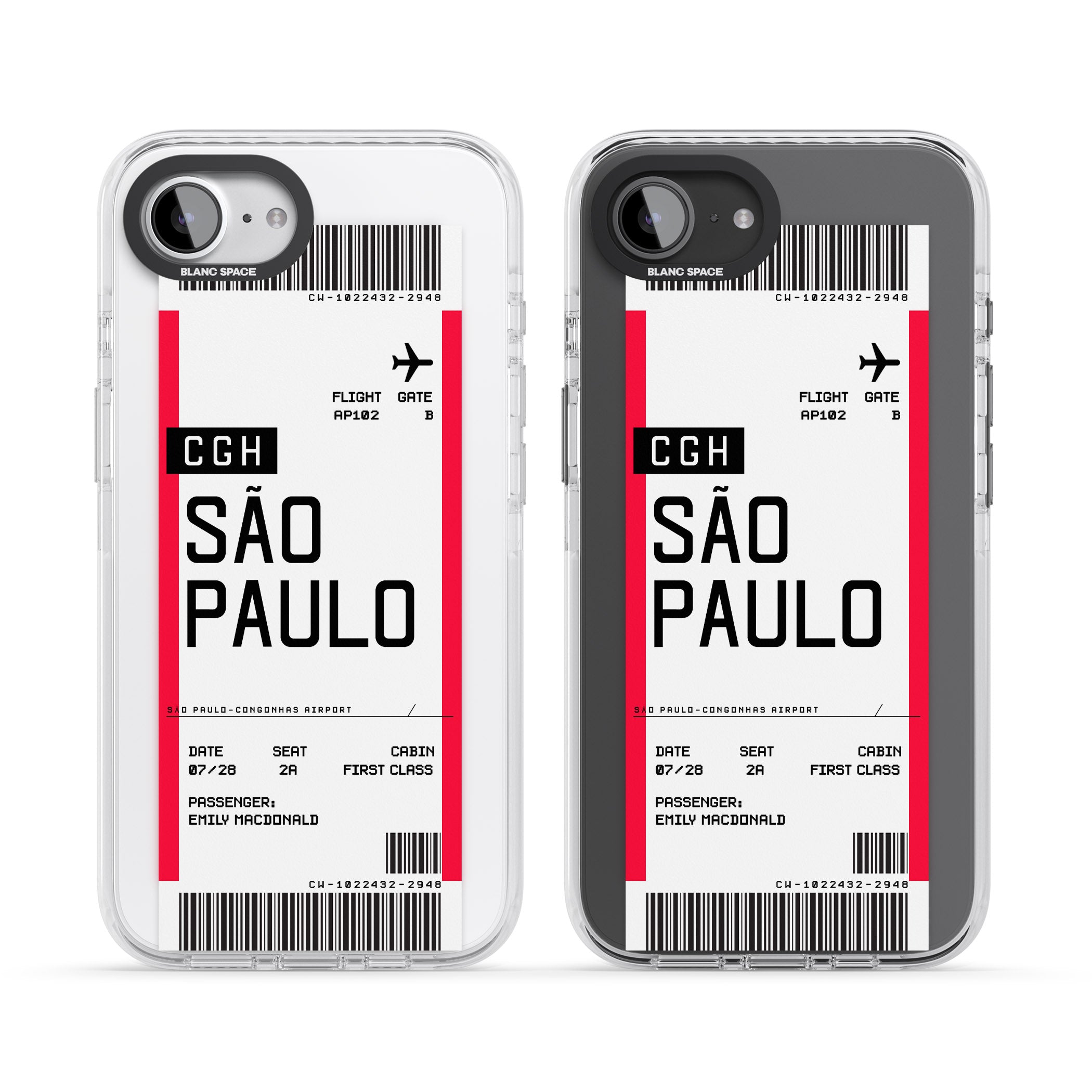 Personalised São Paulo Boarding Pass