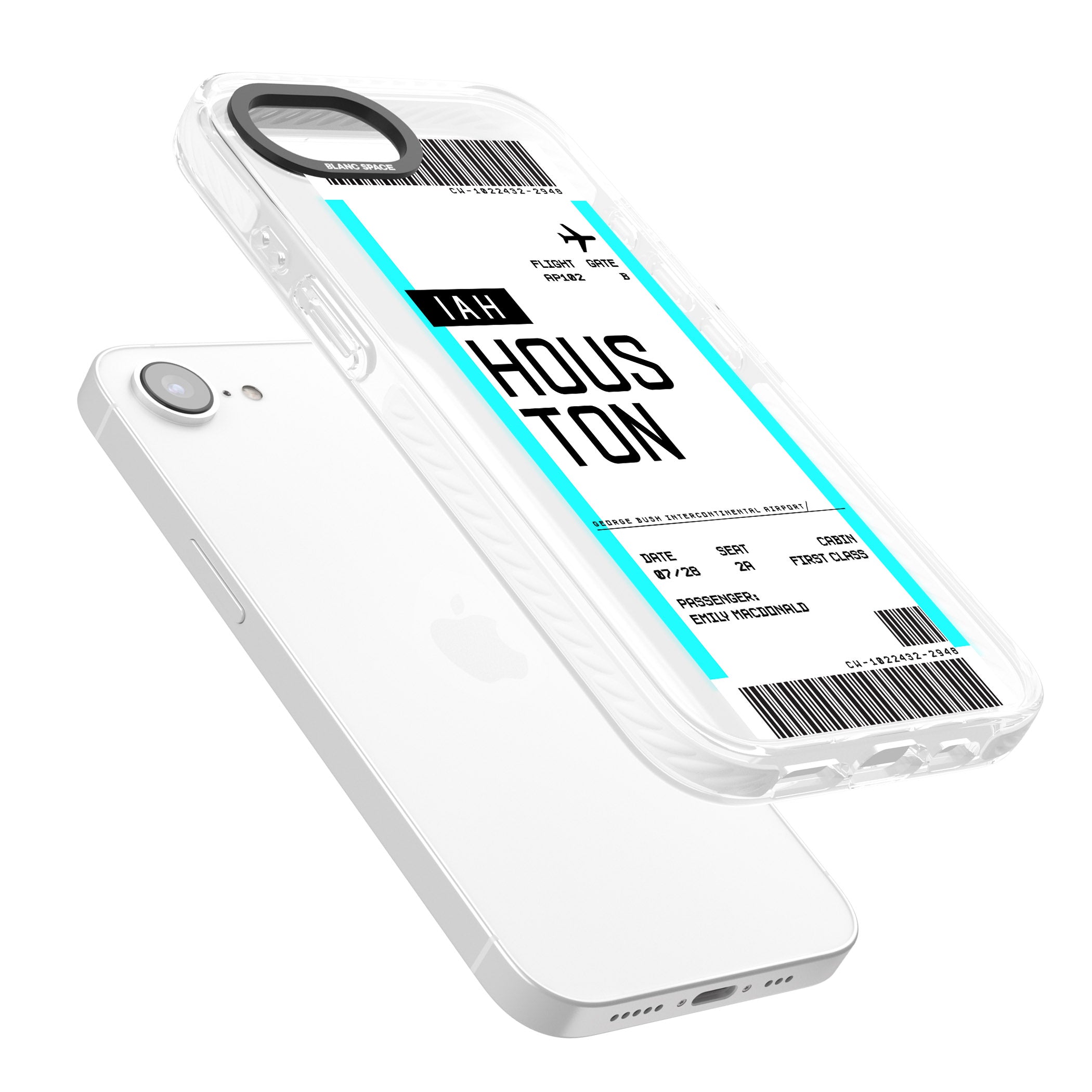 Personalised Houston Boarding Pass