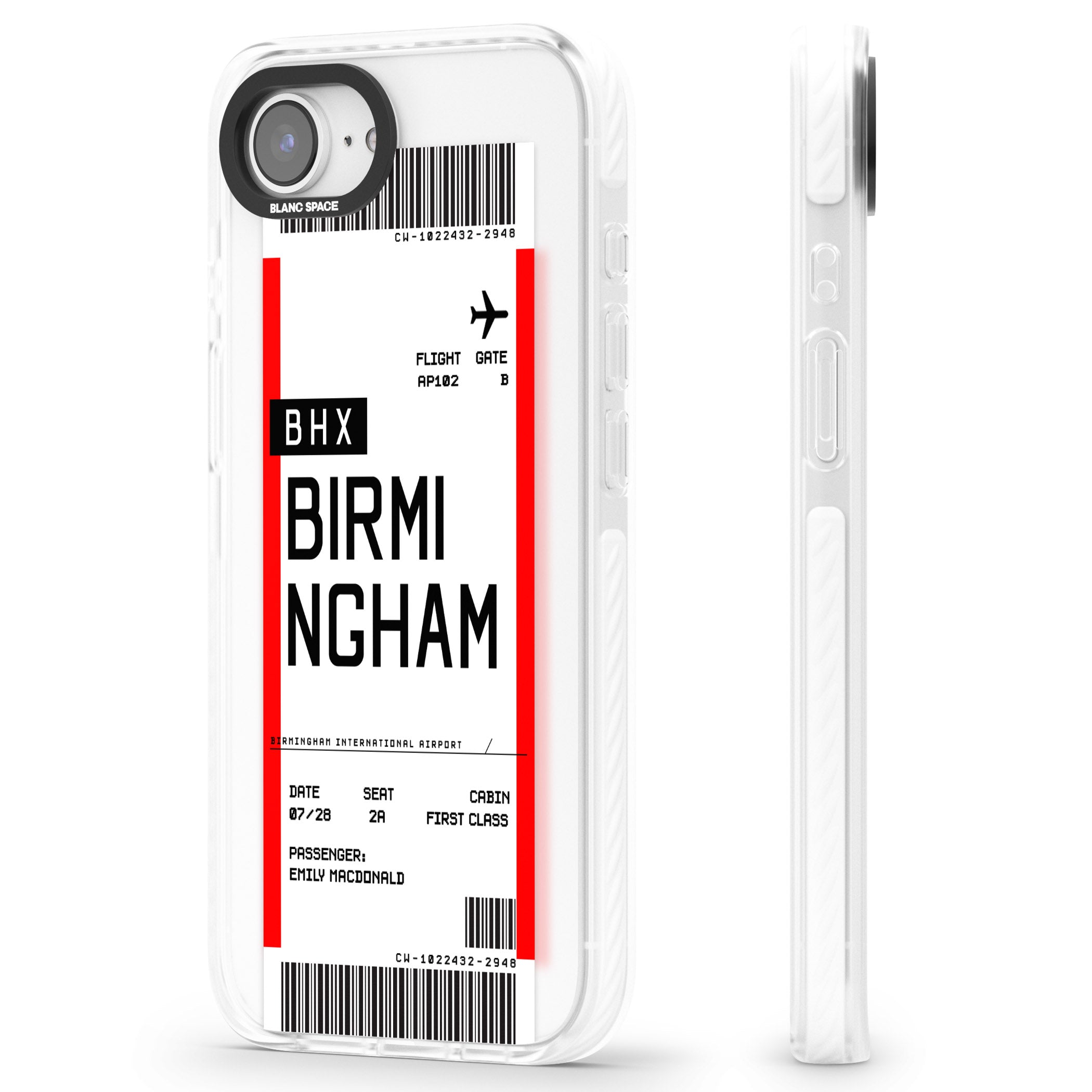 Personalised Birmingham Boarding Pass