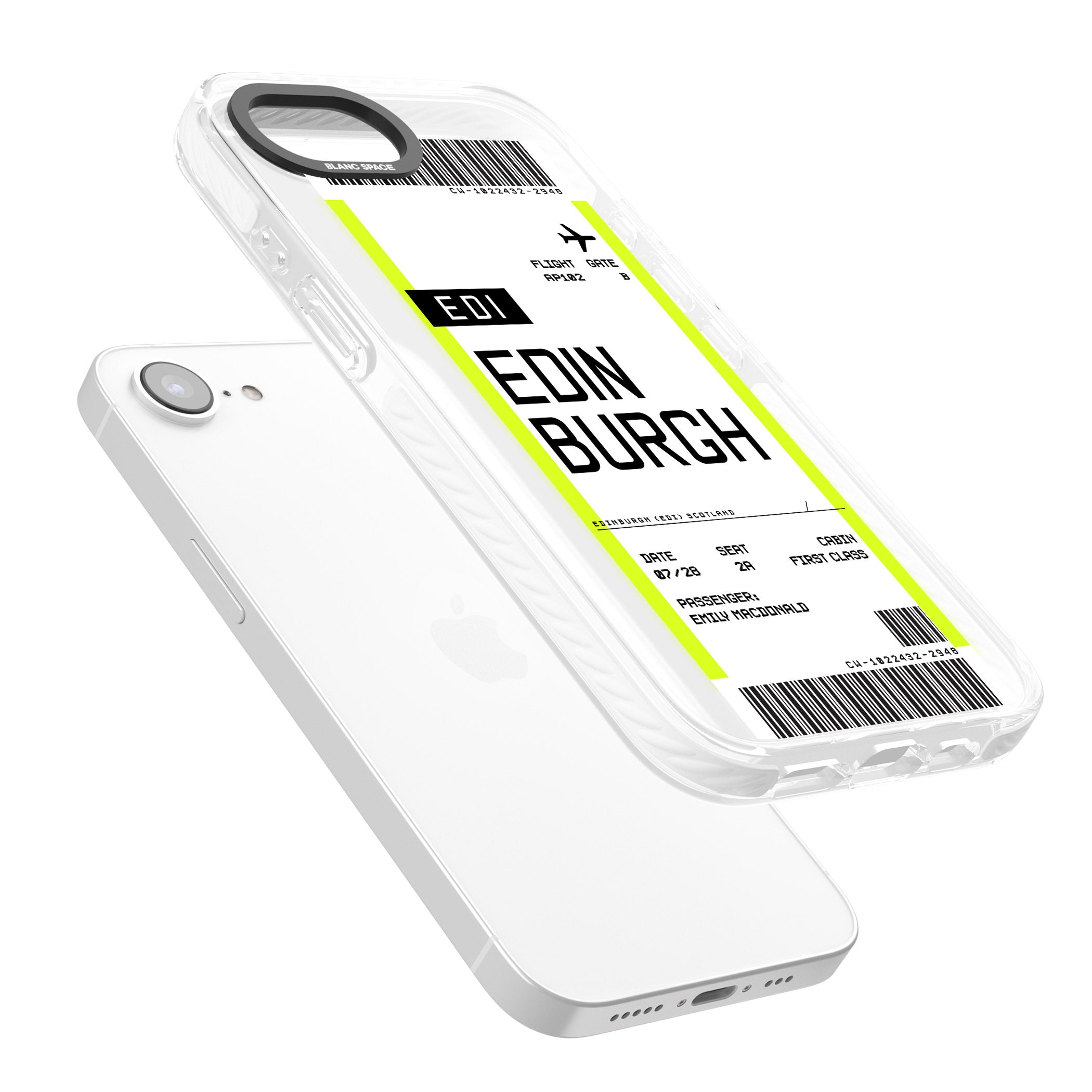 Personalised Edinburgh Boarding Pass