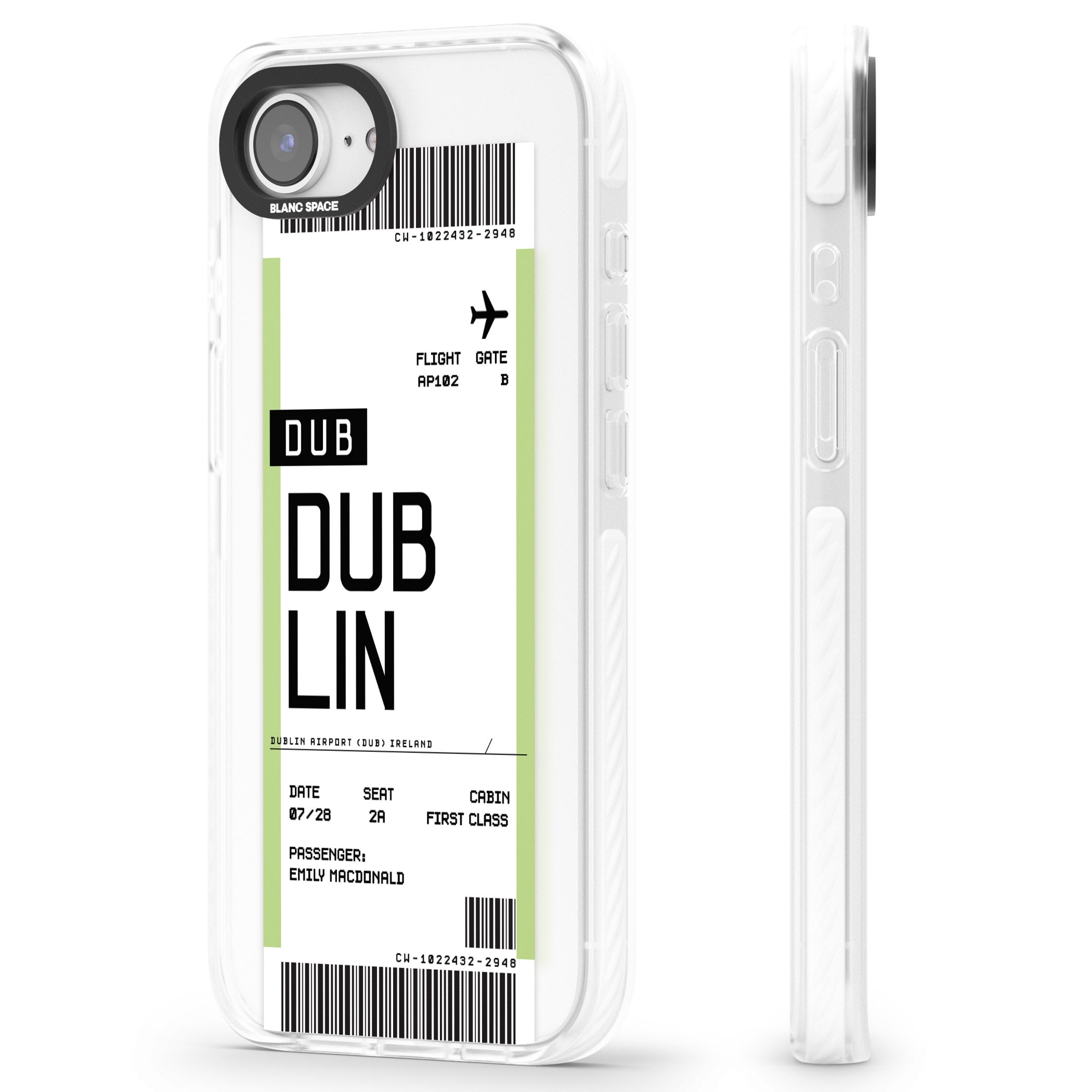 Personalised Dublin Boarding Pass