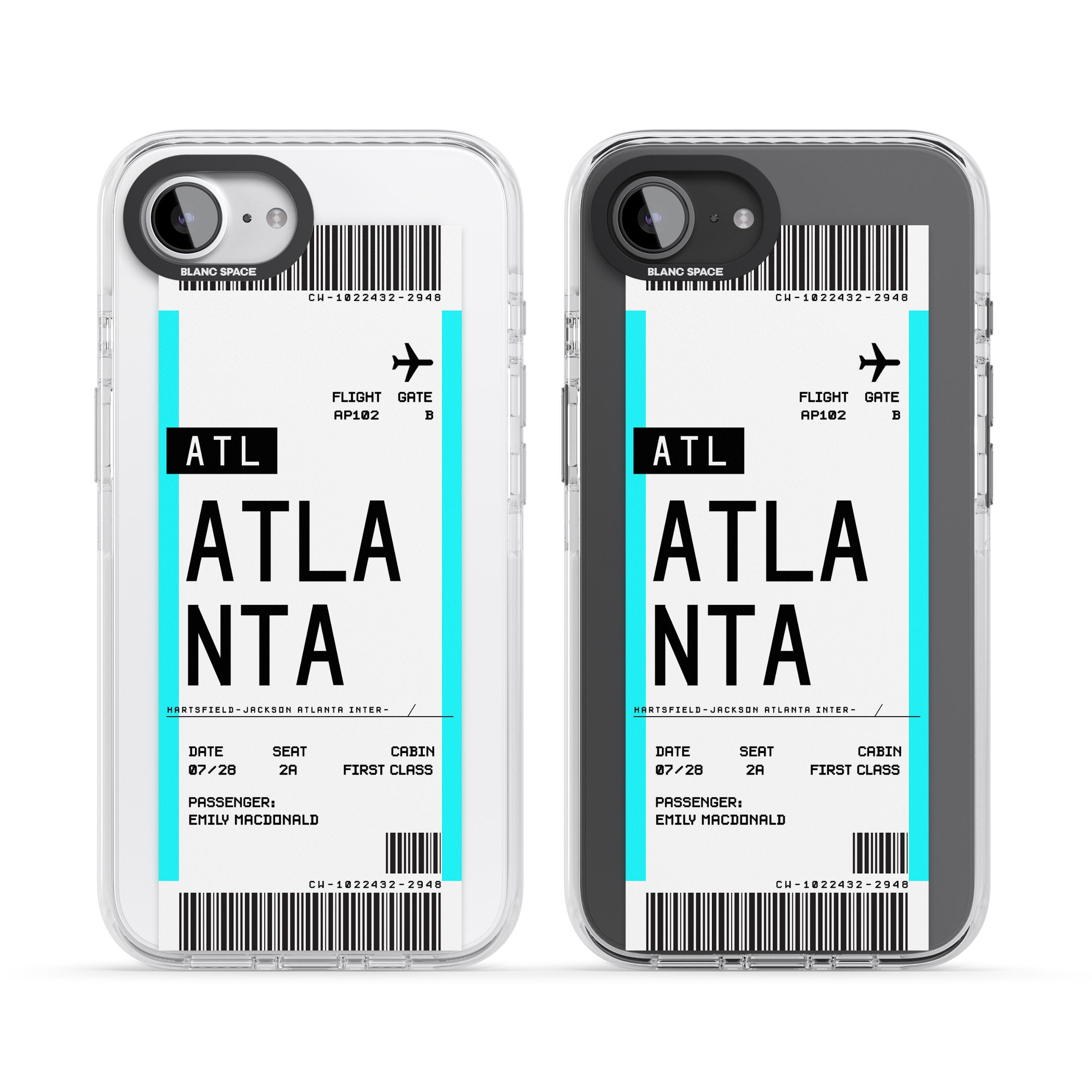 Personalised Atlanta Boarding Pass