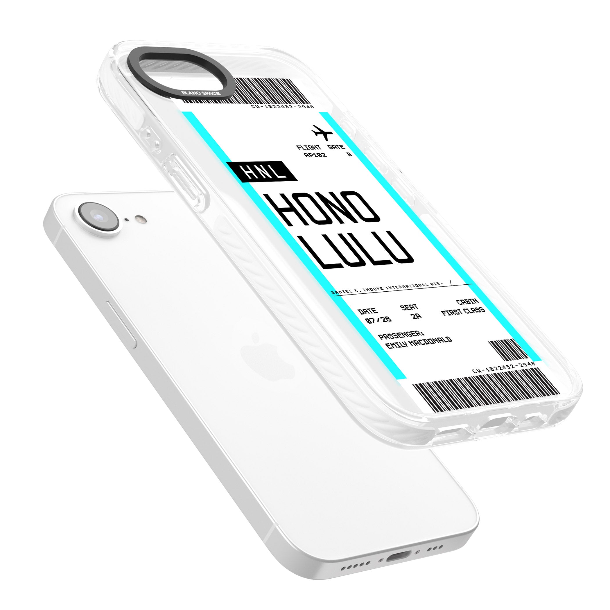 Personalised Honolulu Boarding Pass