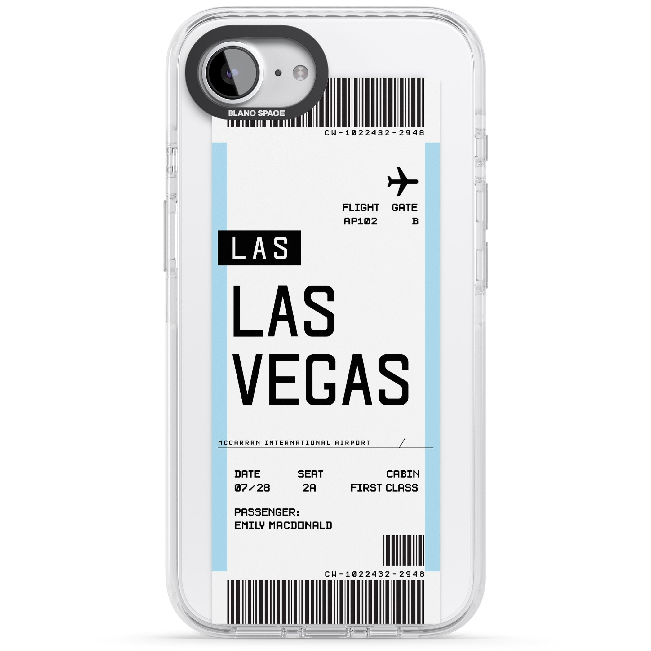 Personalised Las Vegas Boarding Pass