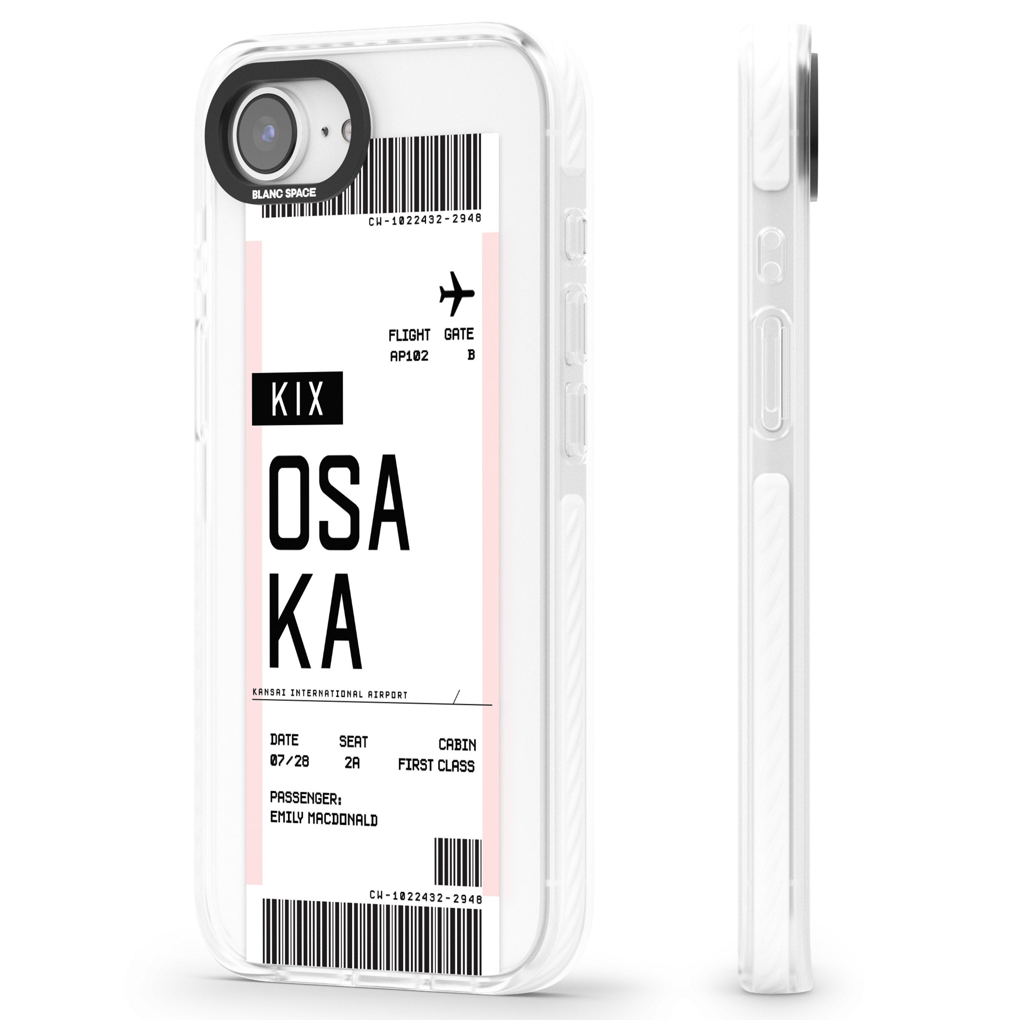 Personalised Osaka Boarding Pass