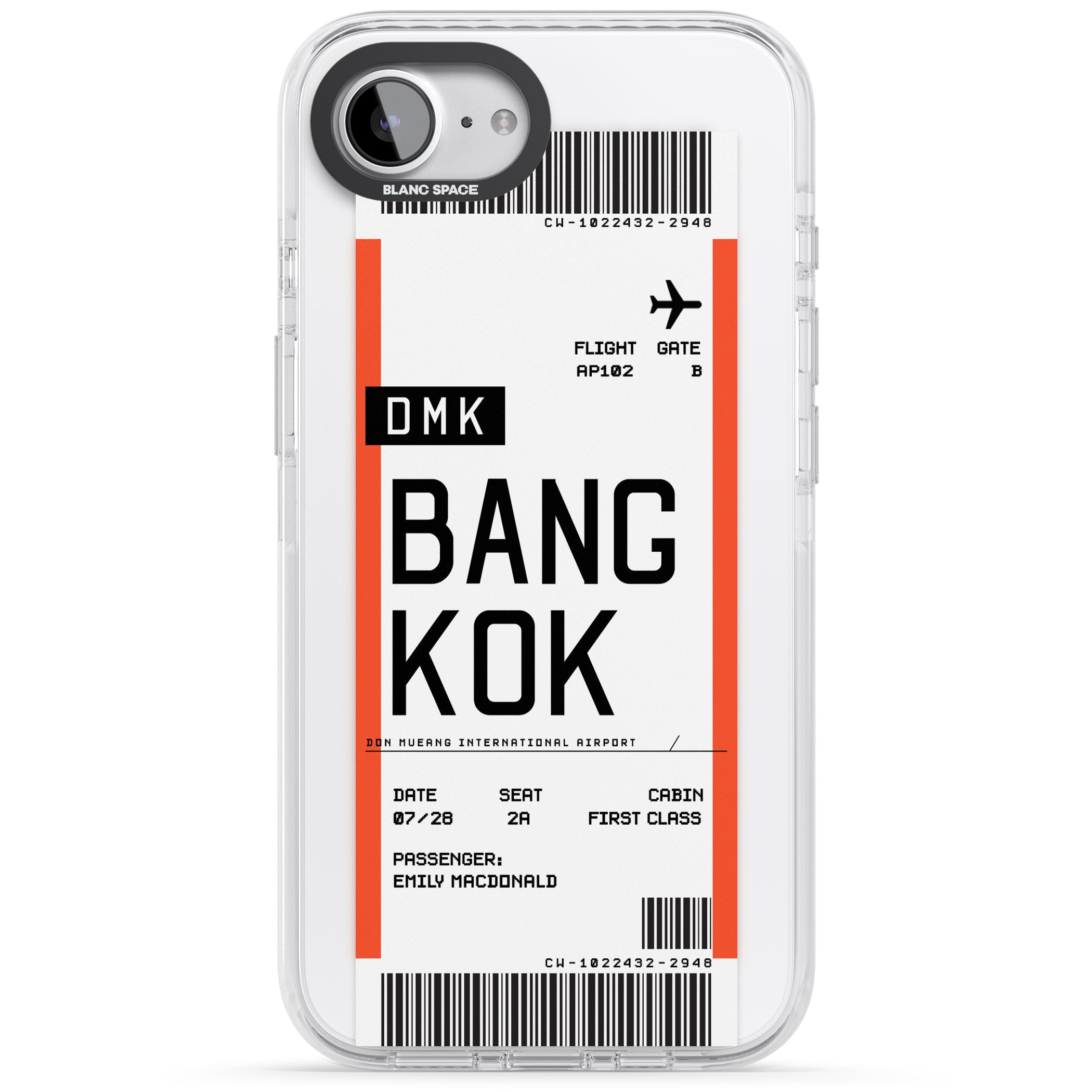 Personalised Bangkok Boarding Pass