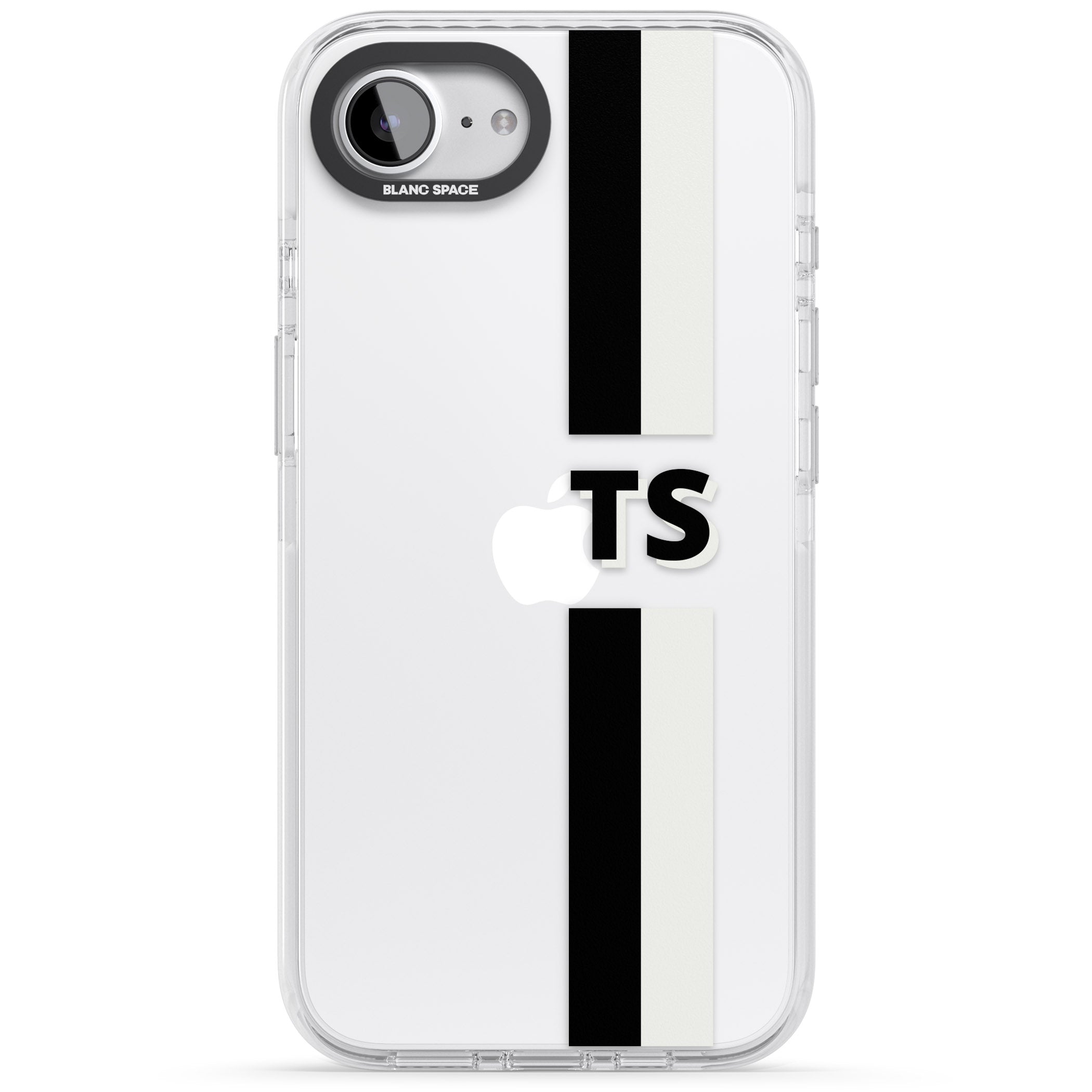 Personalised Black And White Stripe