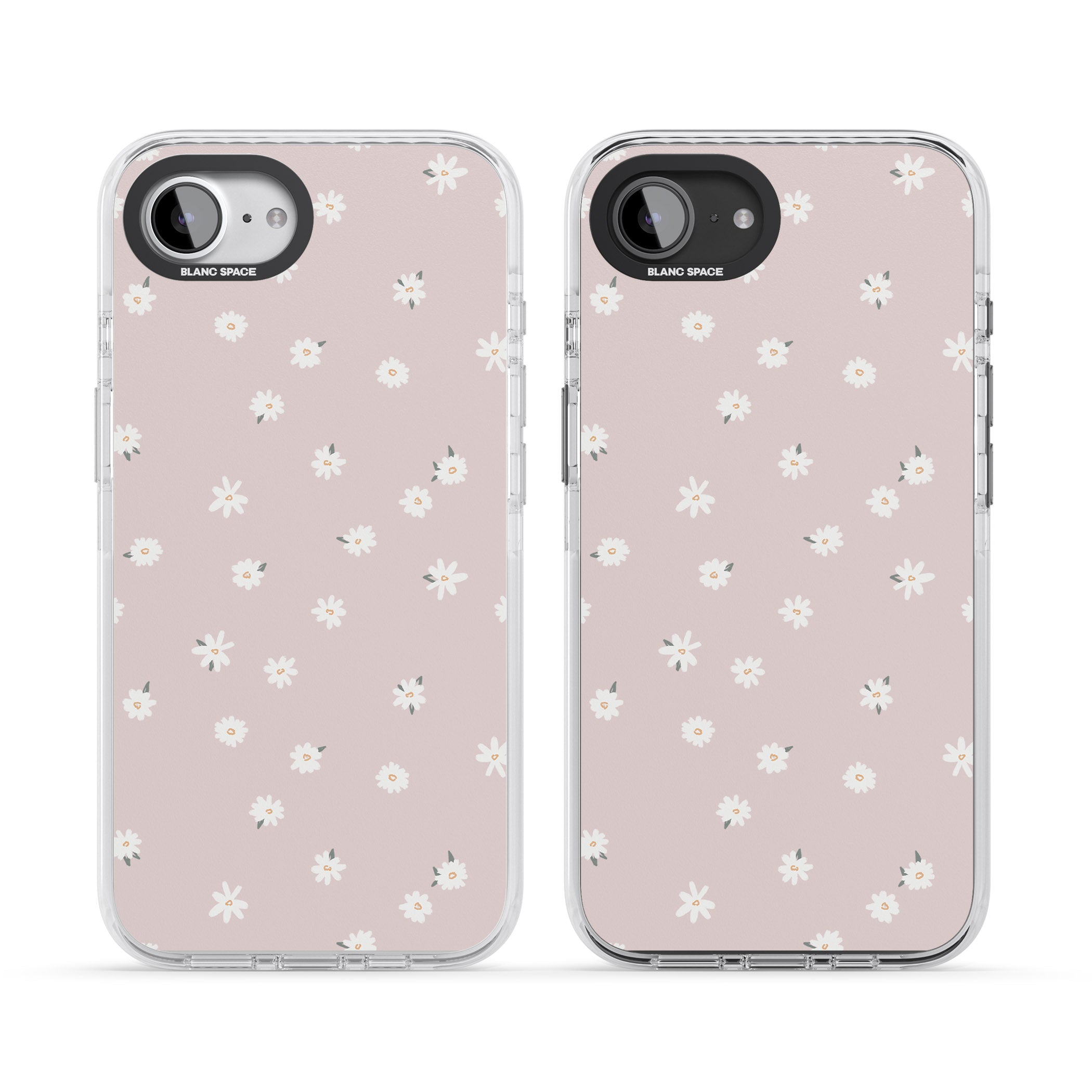 Painted Daises On Pink