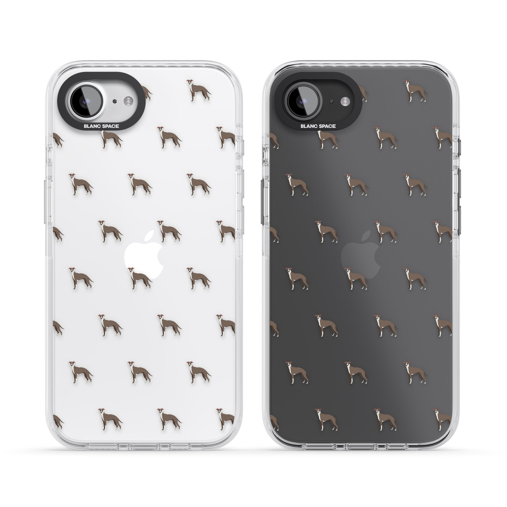 Whippet Dog Pattern Clear