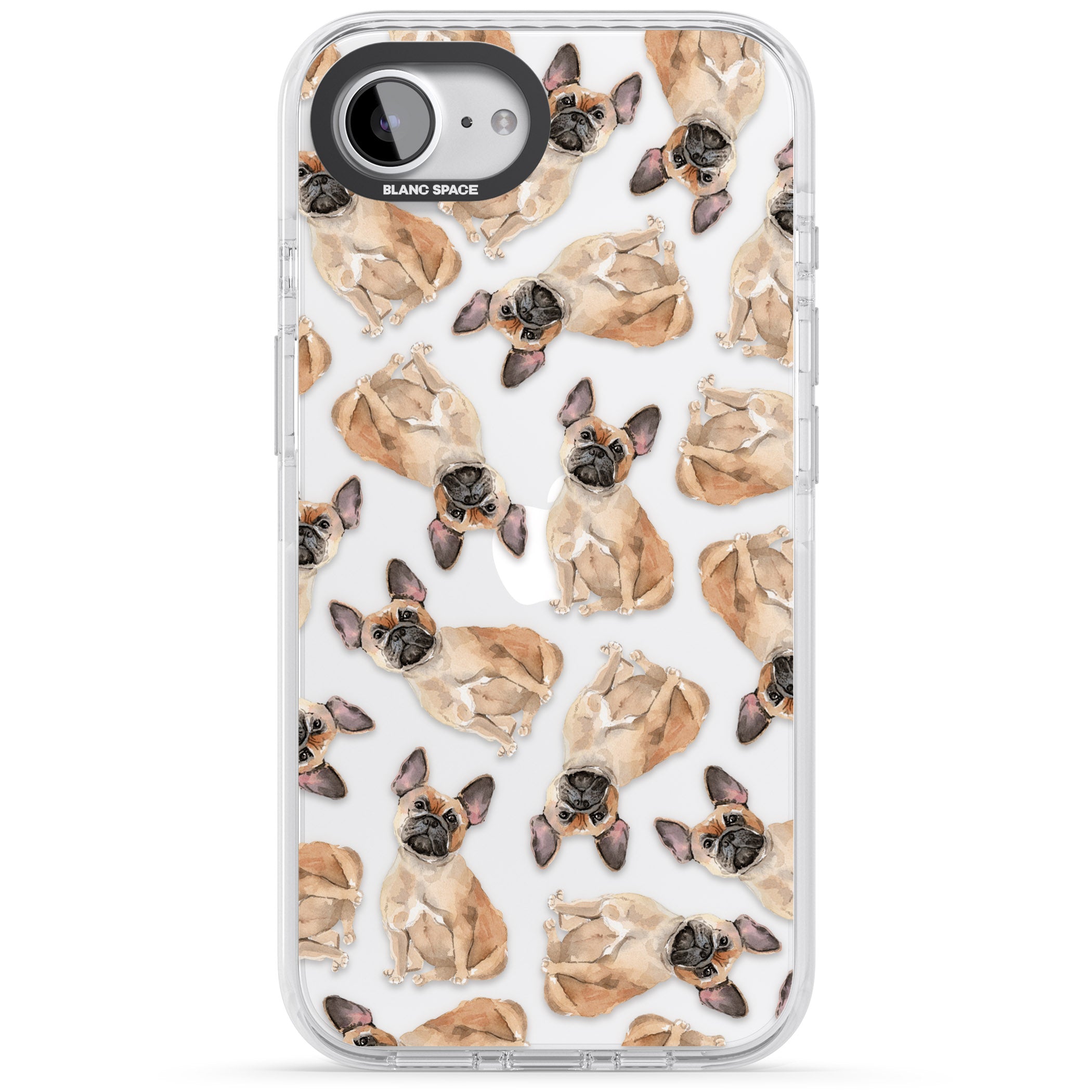 French Bulldog Watercolour Pattern